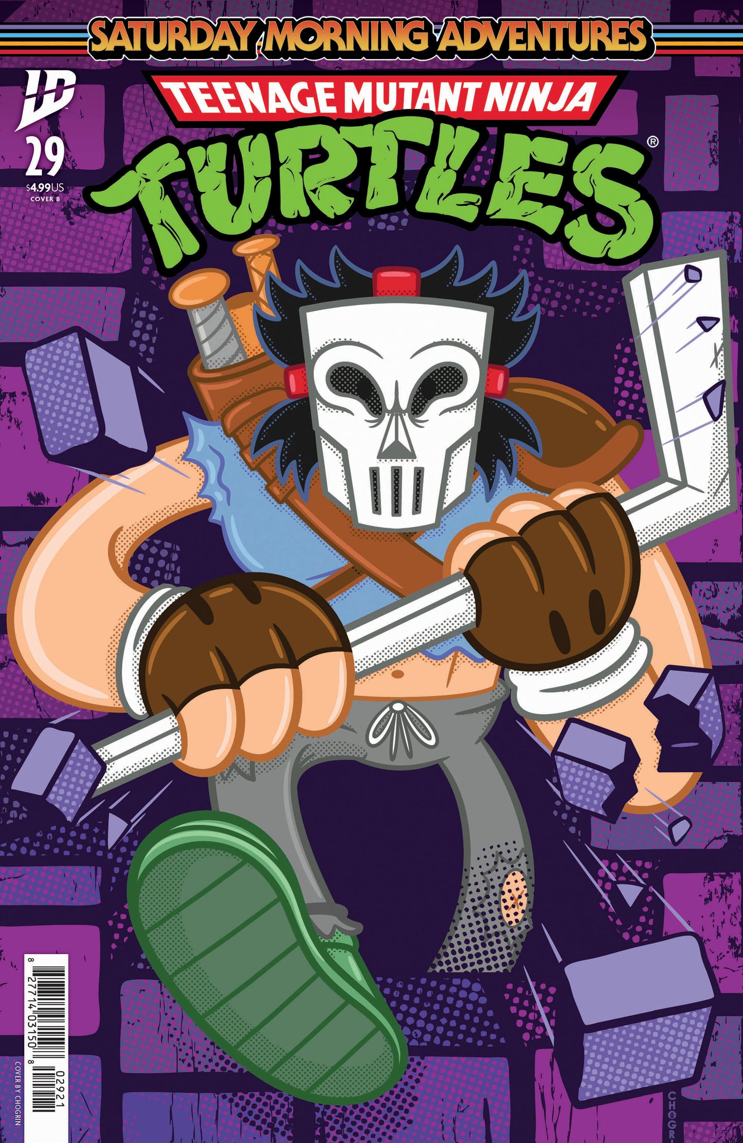 TEENAGE MUTANT NINJA TURTLES: SATURDAY MORNING ADVENTURES #29 VARIANT B (CHOGRIN)