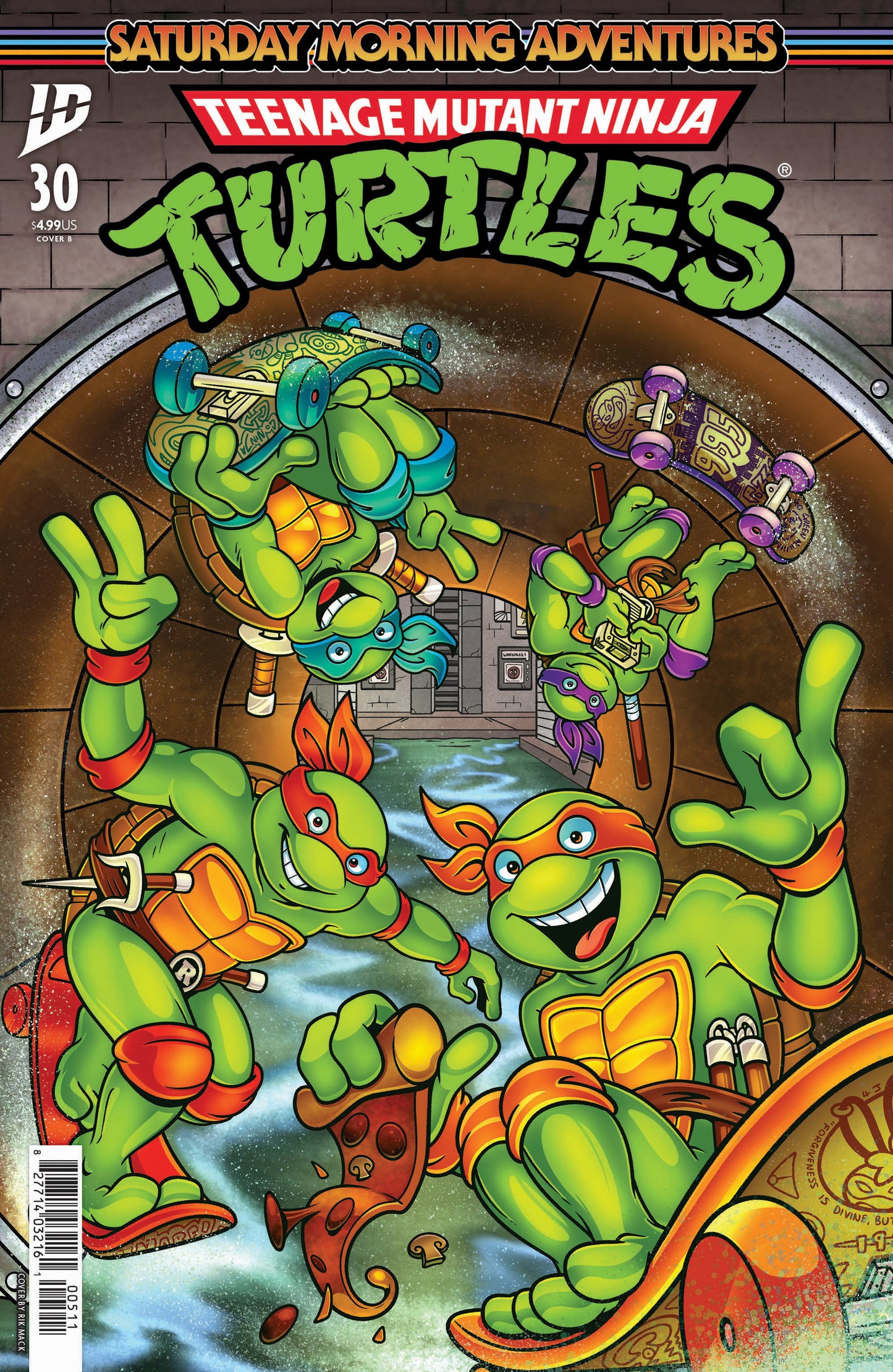 TEENAGE MUTANT NINJA TURTLES: SATURDAY MORNING ADVENTURES #30 VARIANT B (MACK)