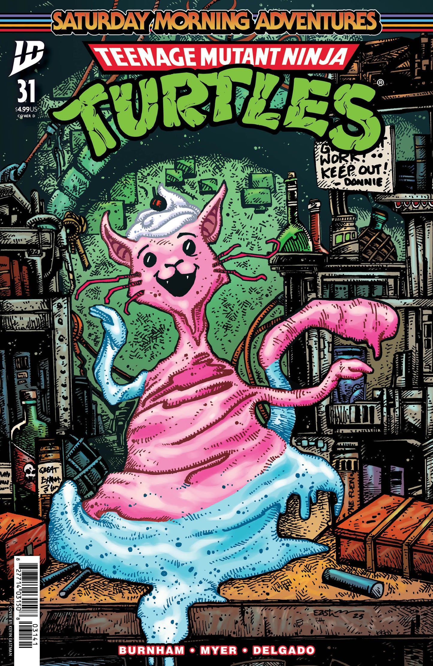 TEENAGE MUTANT NINJA TURTLES: SATURDAY MORNING ADVENTURES #31 VARIANT D (EASTMAN)