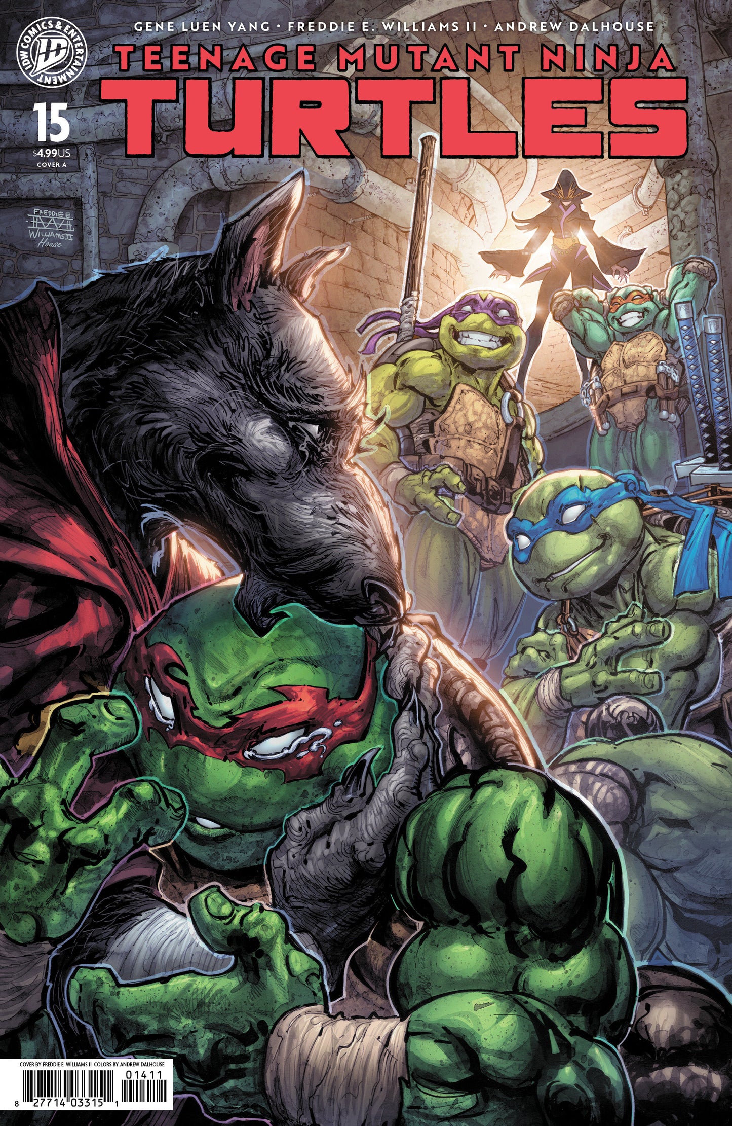 TEENAGE MUTANT NINJA TURTLES #15 COVER A (WILLIAMS II)
