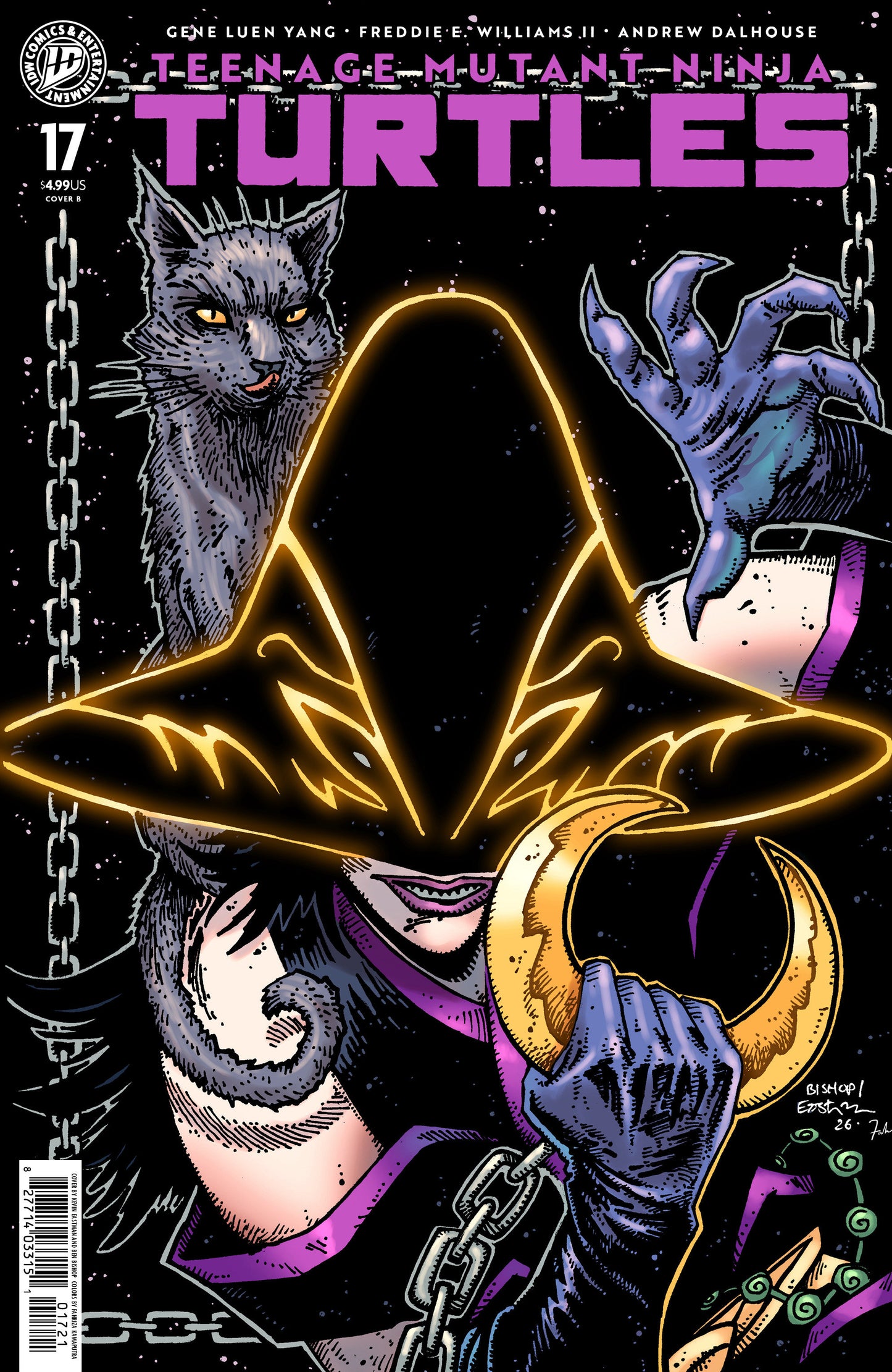 TEENAGE MUTANT NINJA TURTLES #17 VARIANT B (EASTMAN & BISHOP)