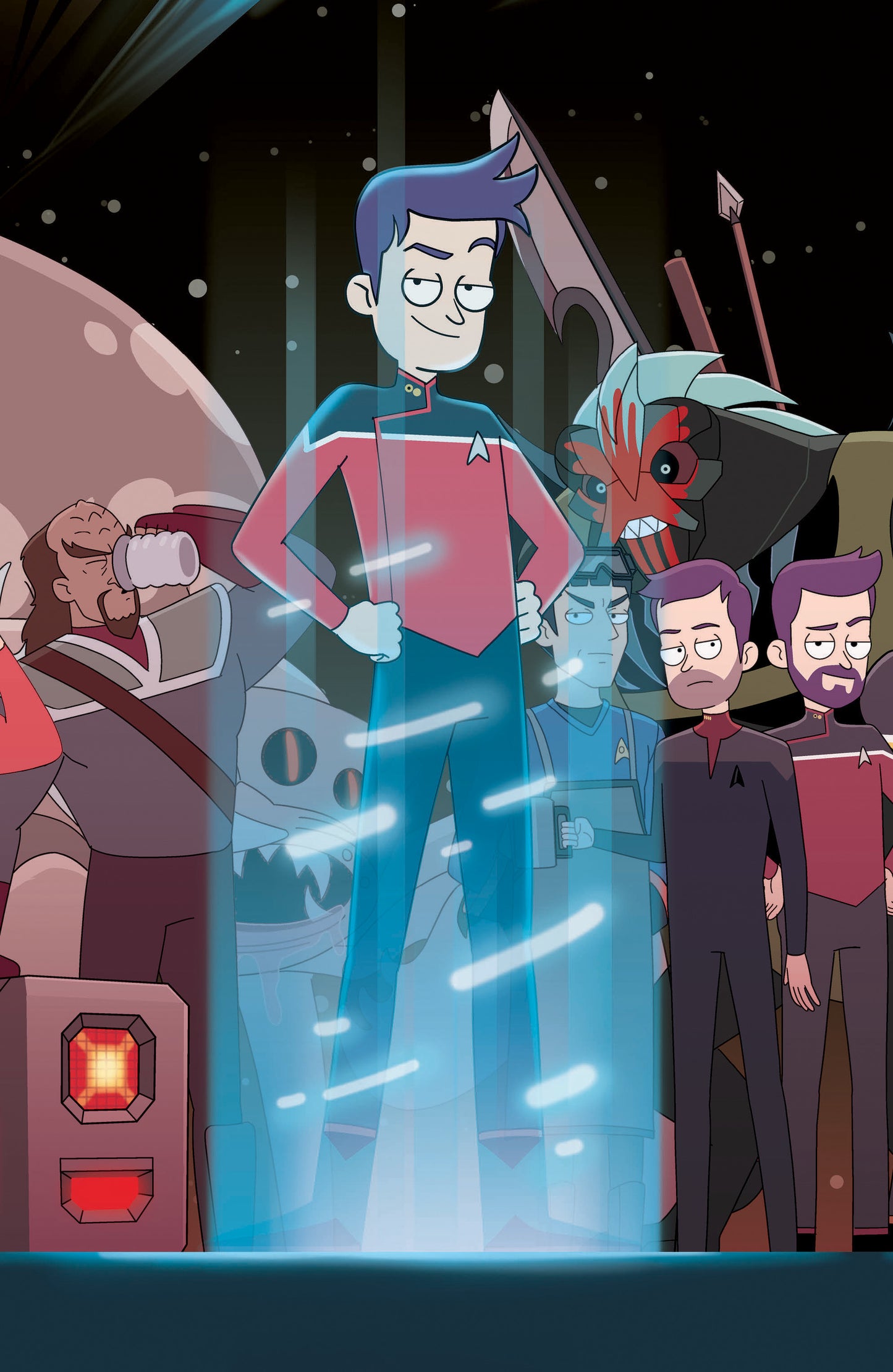 STAR TREK: LOWER DECKS #14 VARIANT B (FENOGLIO CONNECTING VARIANT)