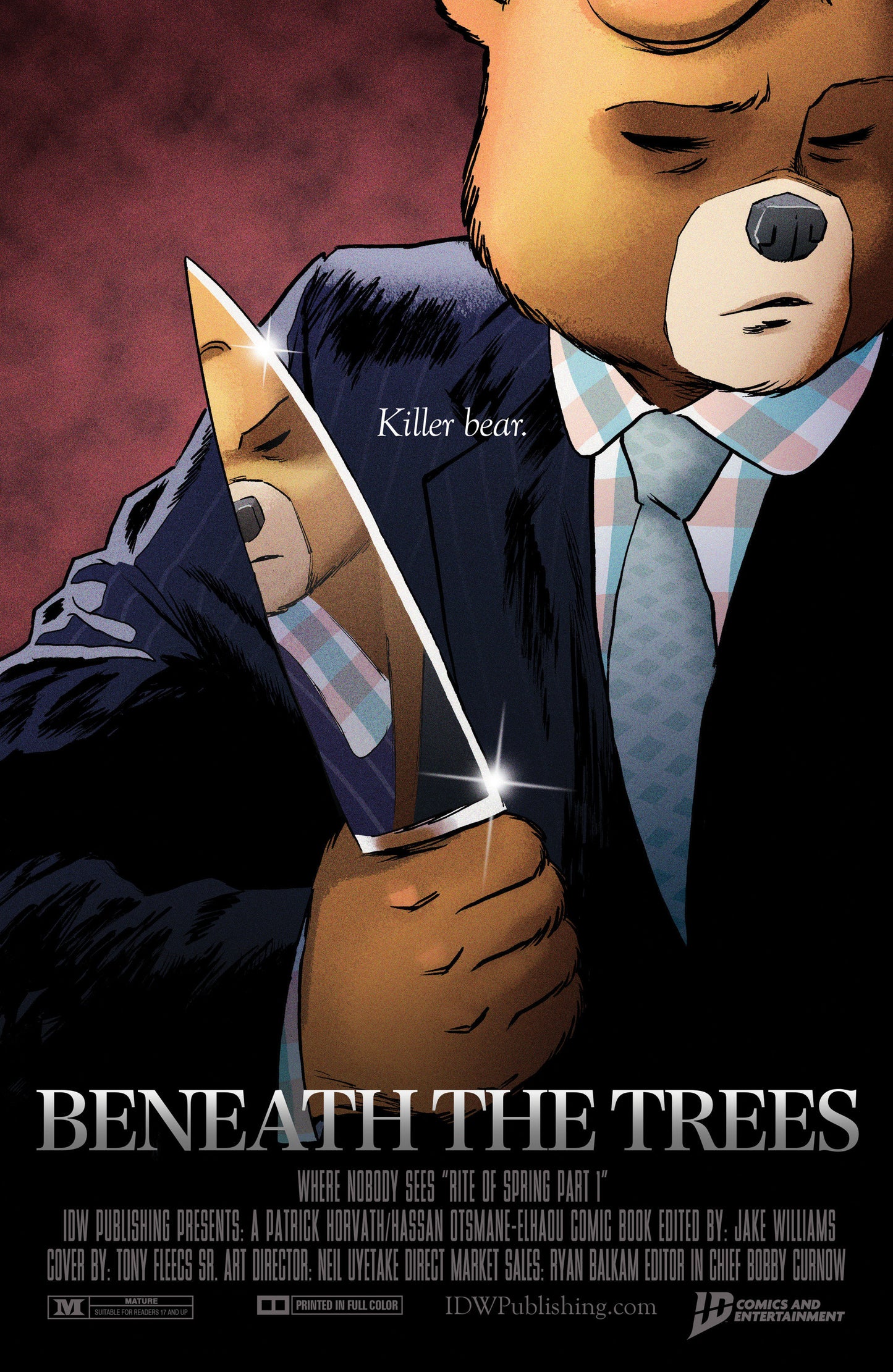 Beneath The Trees Where Nobody Sees: Rite of Spring #1 Variant B (Fleecs Movie Homage Cover)