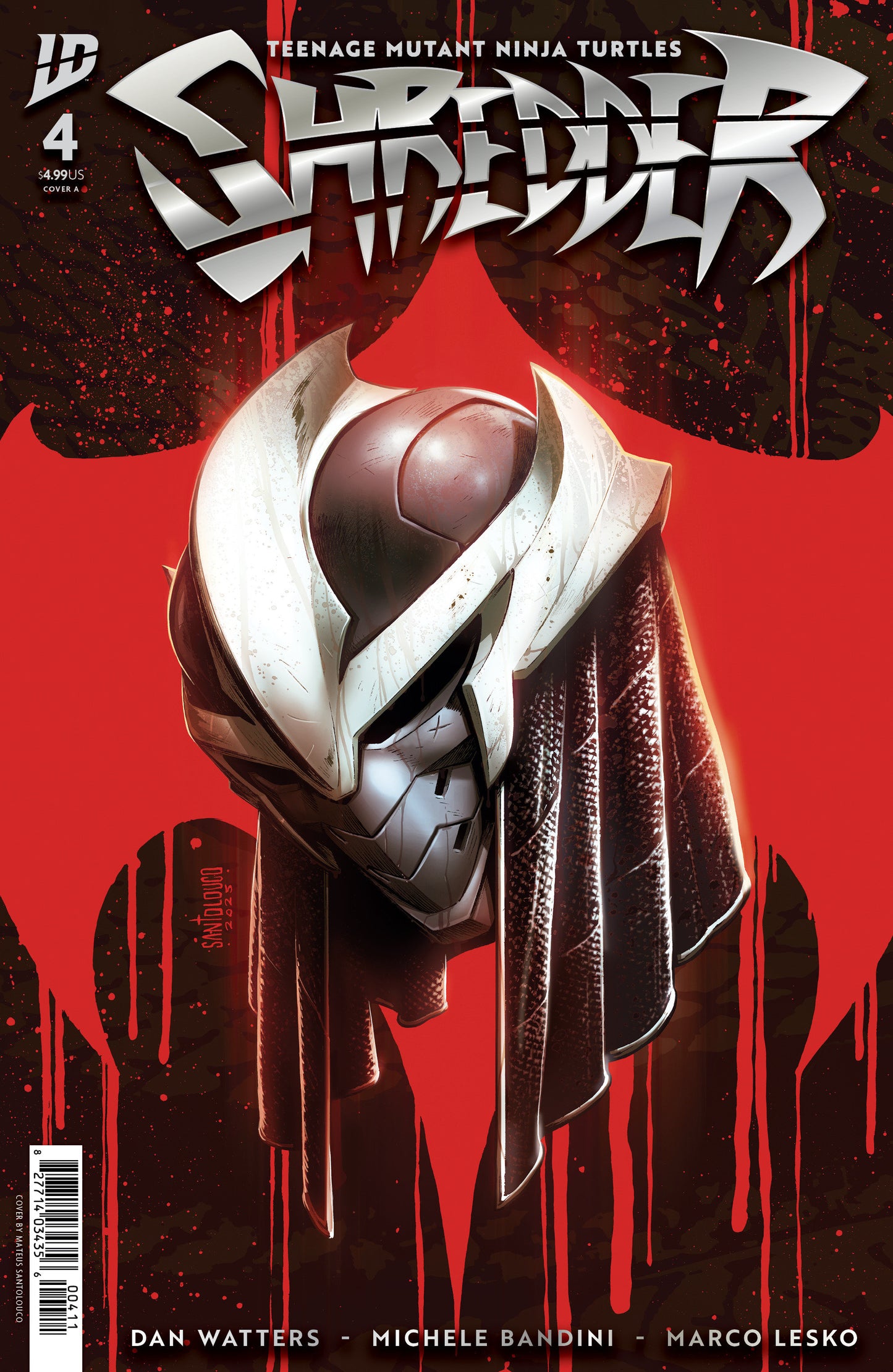TEENAGE MUTANT NINJA TURTLES: SHREDDER #4 COVER A (SANTOLOUCO)