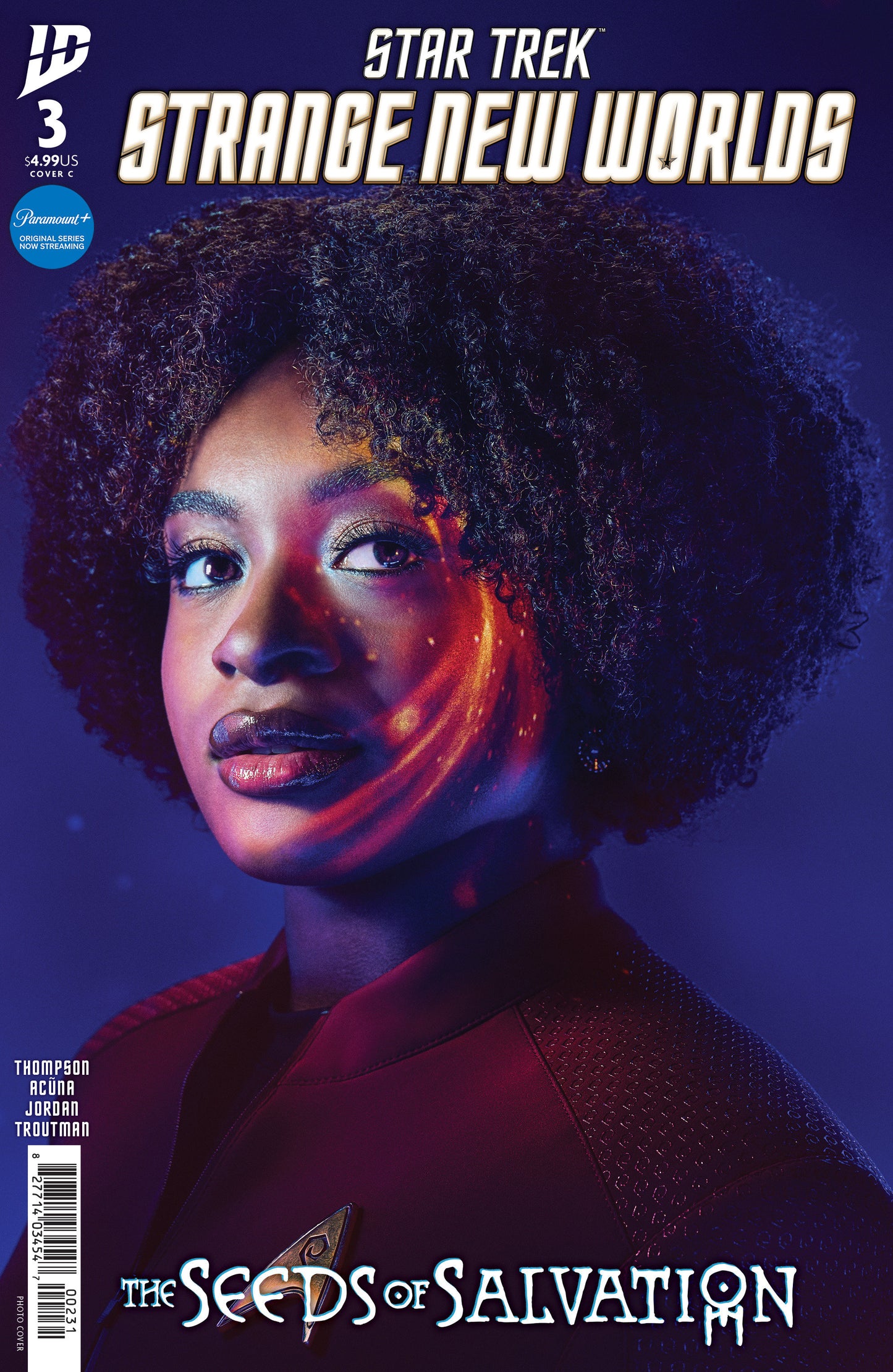 STAR TREK: STRANGE NEW WORLDS--THE SEEDS OF SALVATION #3 VARIANT C (PHOTO VARIANT)