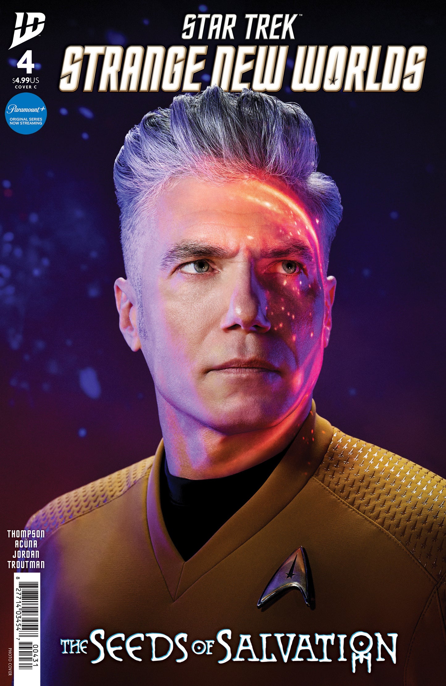 STAR TREK: STRANGE NEW WORLDS--THE SEEDS OF SALVATION #4 VARIANT C (PHOTO VARIANT)
