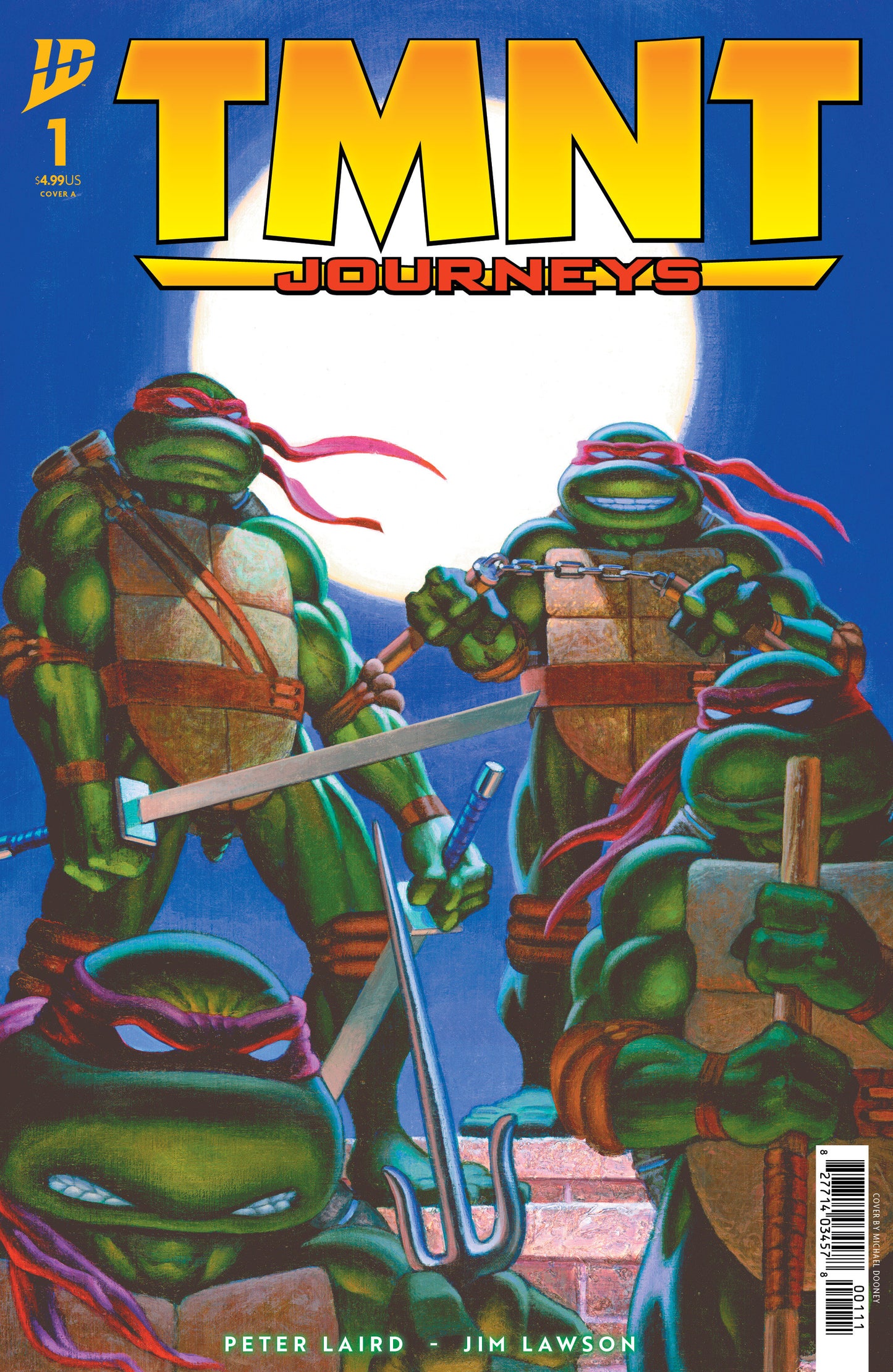 TMNT: JOURNEYS #1 COVER A (LAIRD & DOONEY)