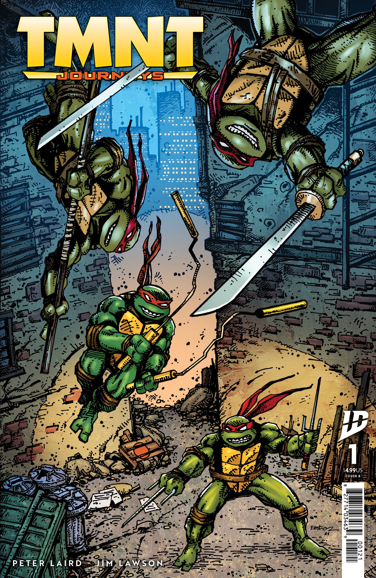 TMNT: JOURNEYS #1 VARIANT B (EASTMAN)