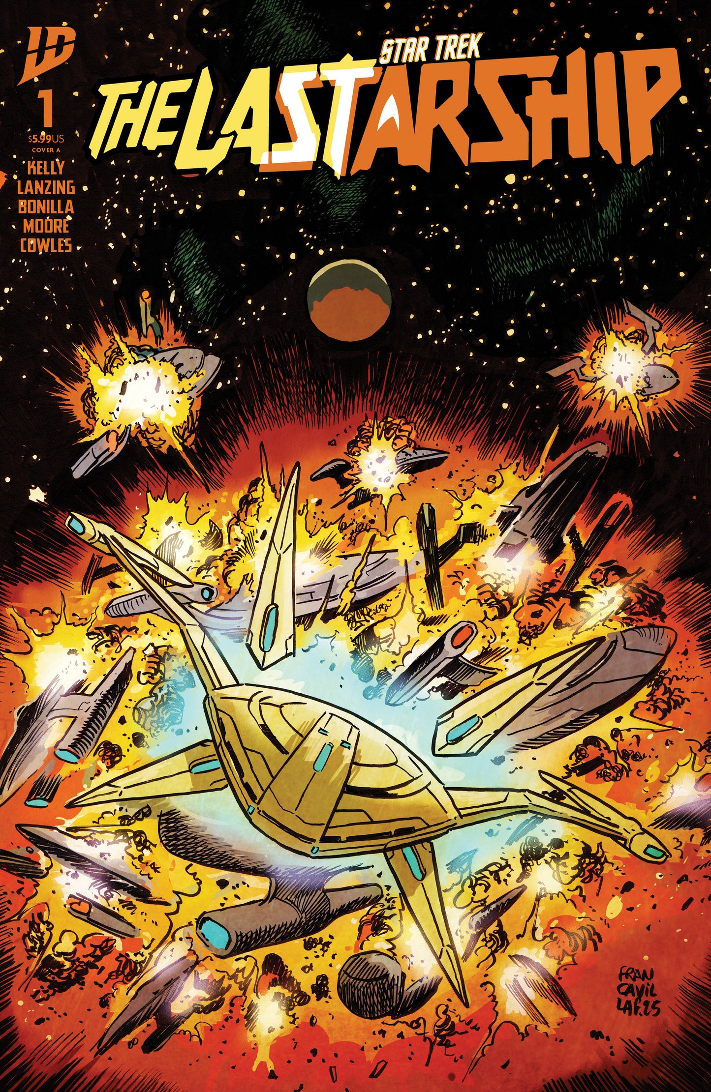 STAR TREK: THE LAST STARSHIP #1 COVER A (FRANCAVILLA)