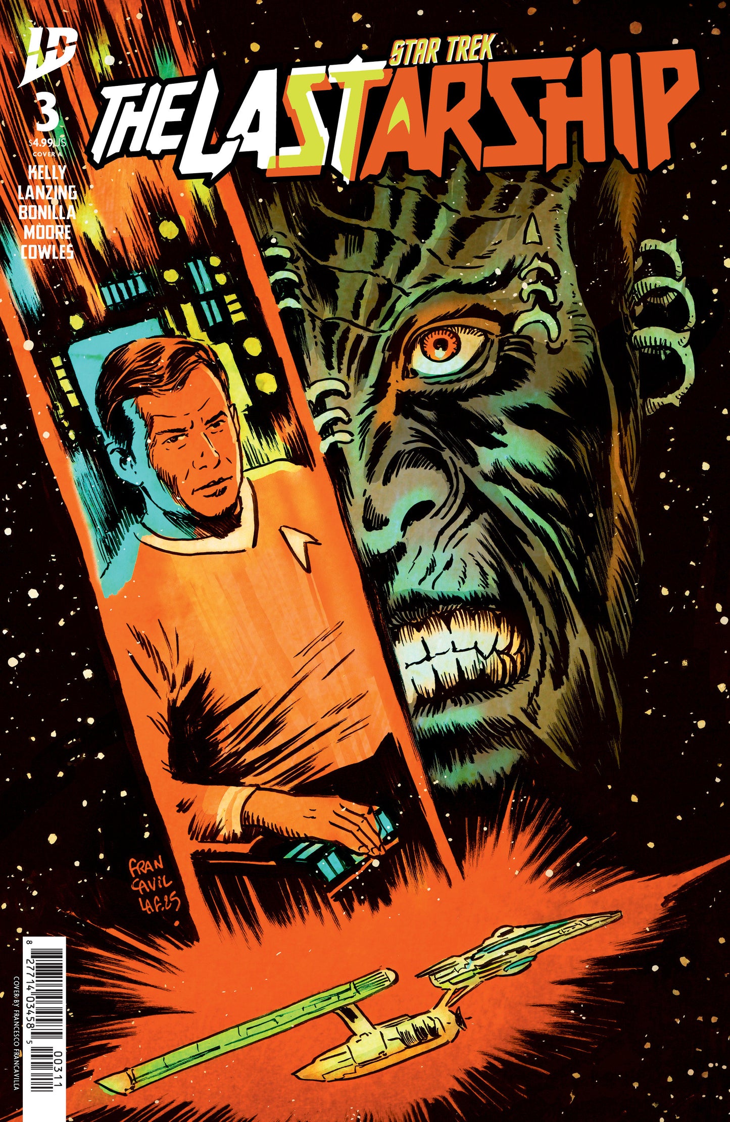 STAR TREK: THE LAST STARSHIP #3 COVER A (FRANCAVILLA)