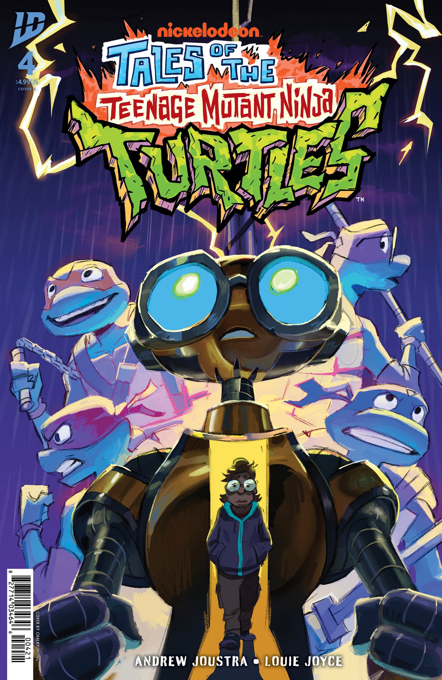 TALES OF THE TEENAGE MUTANT NINJA TURTLES #4 VARIANT B (WONG)