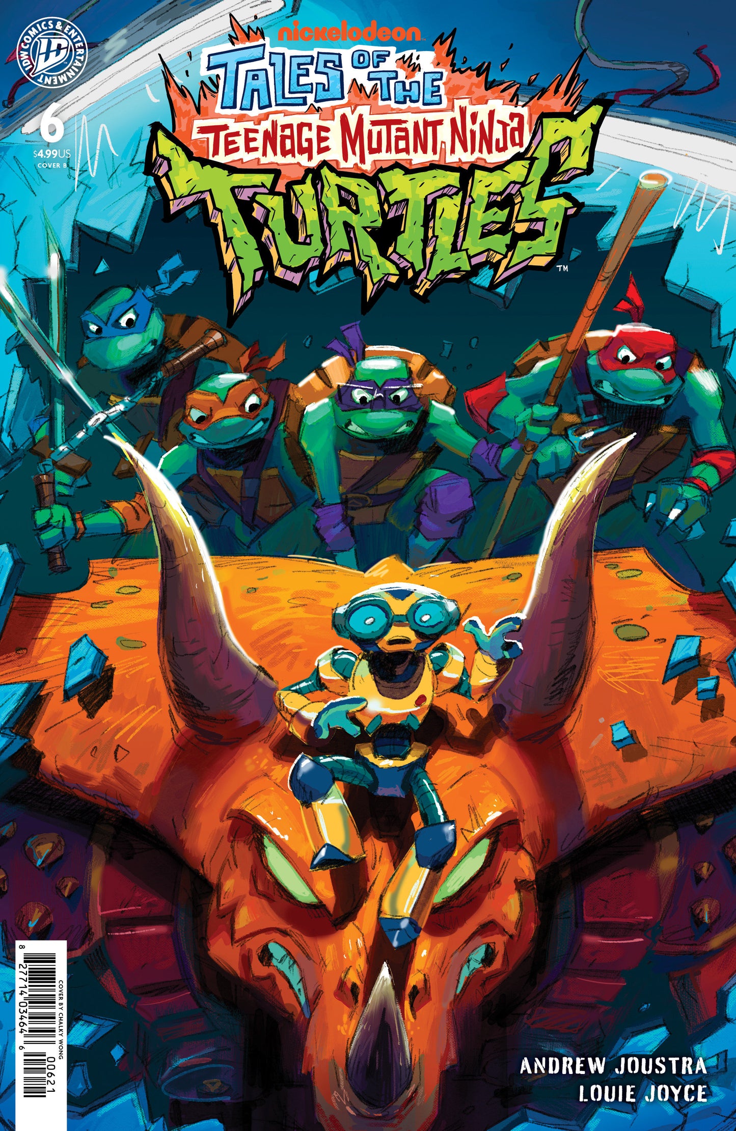 TALES OF THE TEENAGE MUTANT NINJA TURTLES #6 VARIANT B (WONG)