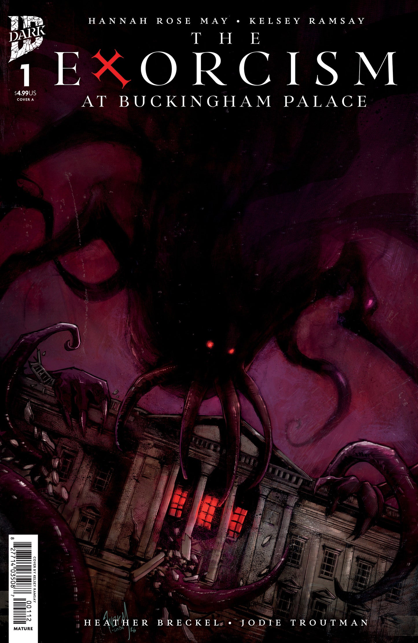 THE EXORCISM AT BUCKINGHAM PALACE #1 COVER A (DAMIEN WORM) (2ND PRINT)