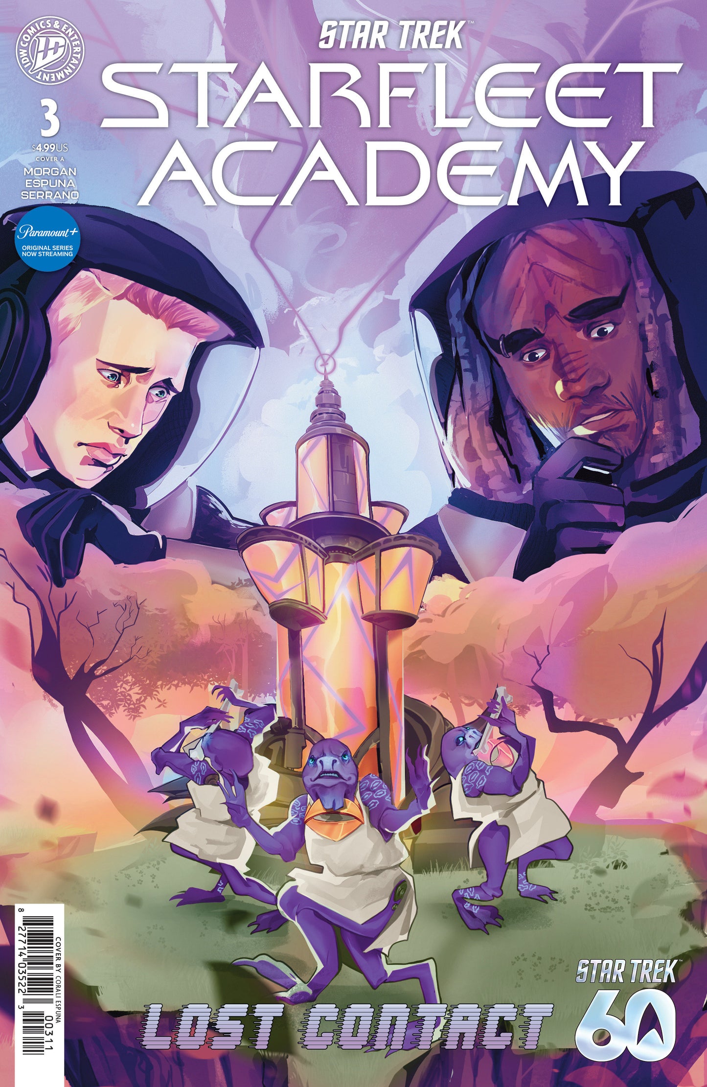 STAR TREK: STARFLEET ACADEMY--LOST CONTACT #3 COVER A (ESPUNA)