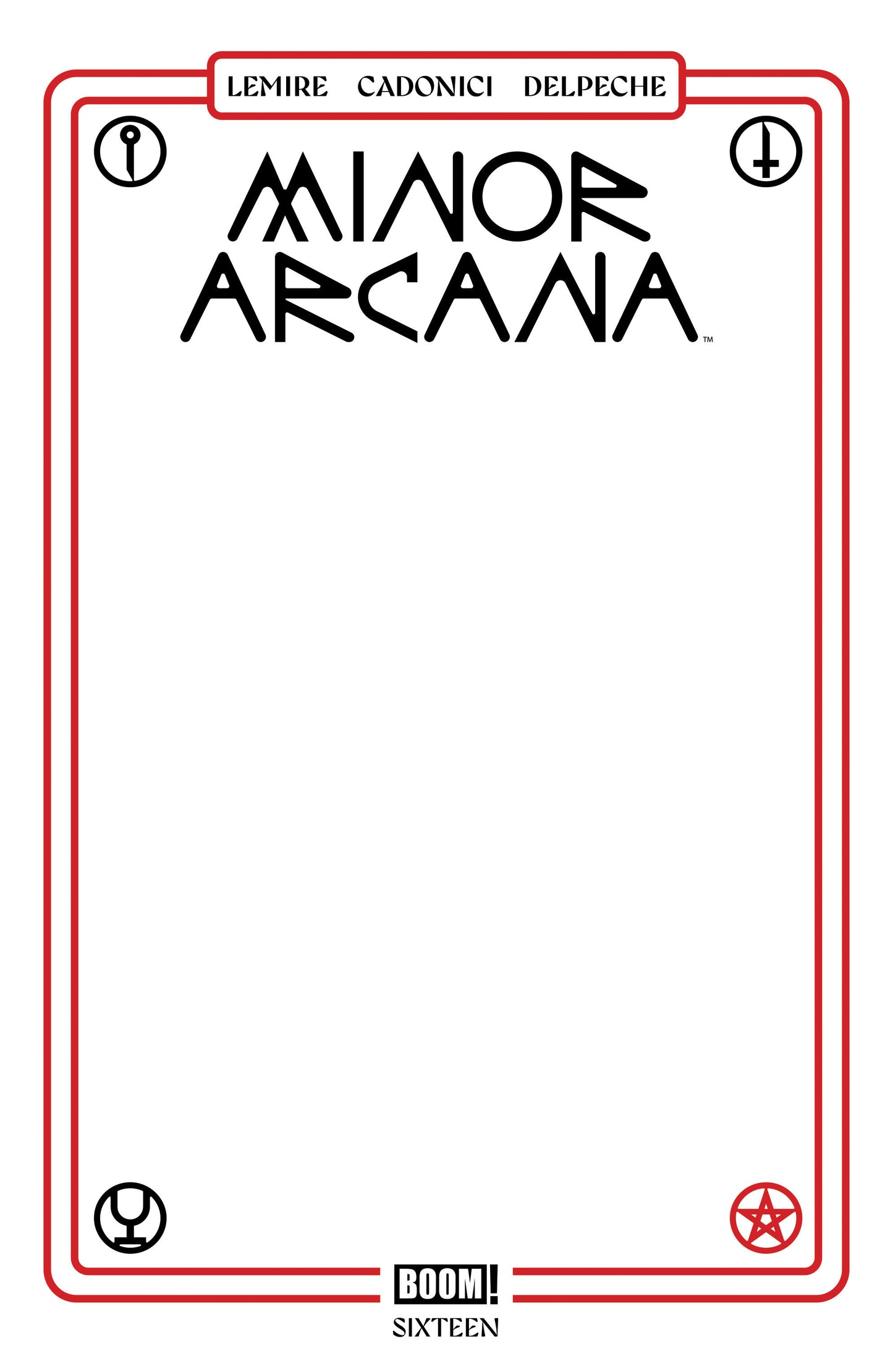 MINOR ARCANA #16 C BLANK SKETCH VARIANT (DRESSED, SKETCH)