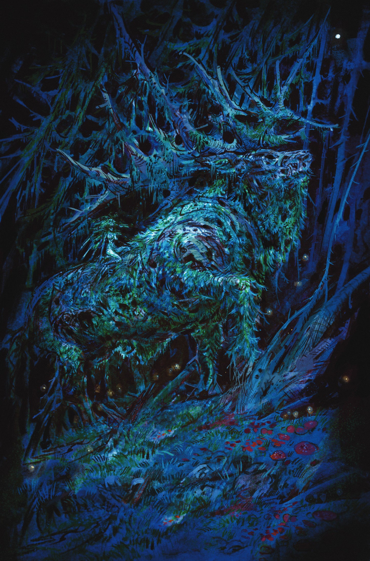 THE CREEPING BELOW #4 F UNLIMITED VARIANT (FULL ART, DEL REY)