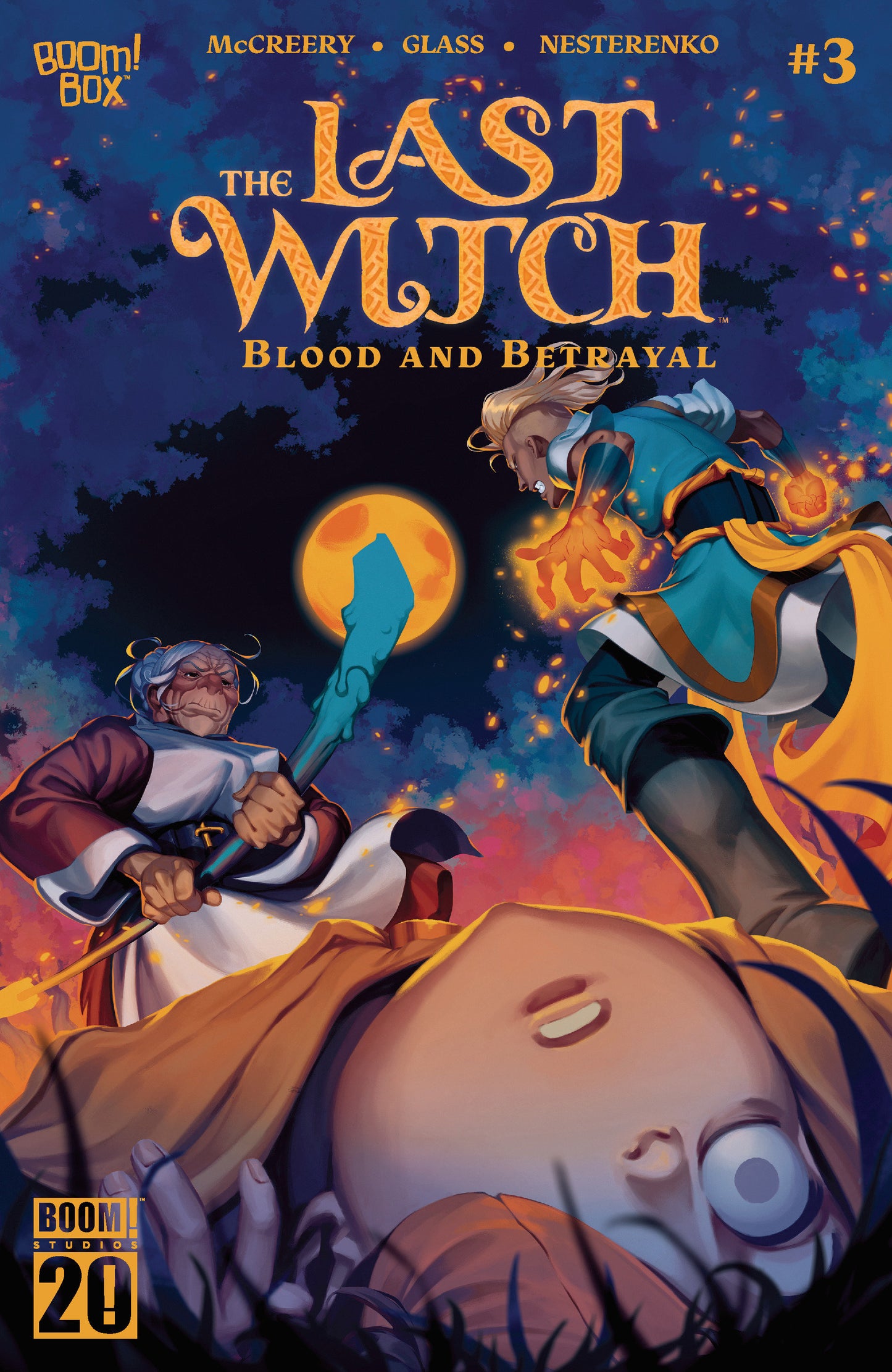 THE LAST WITCH: BLOOD & BETRAYAL #3 A MAIN (DRESSED, GLASS)