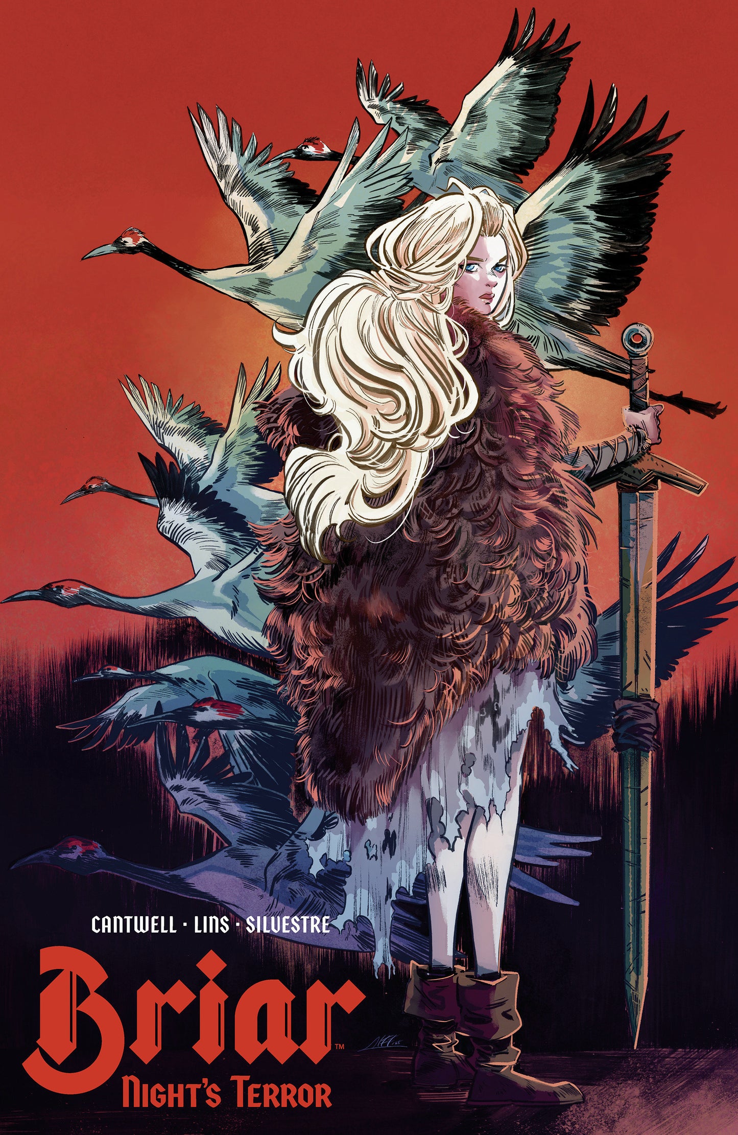 BRIAR: NIGHT'S TERROR #2 B VARIANT (DRESSED, LEE)