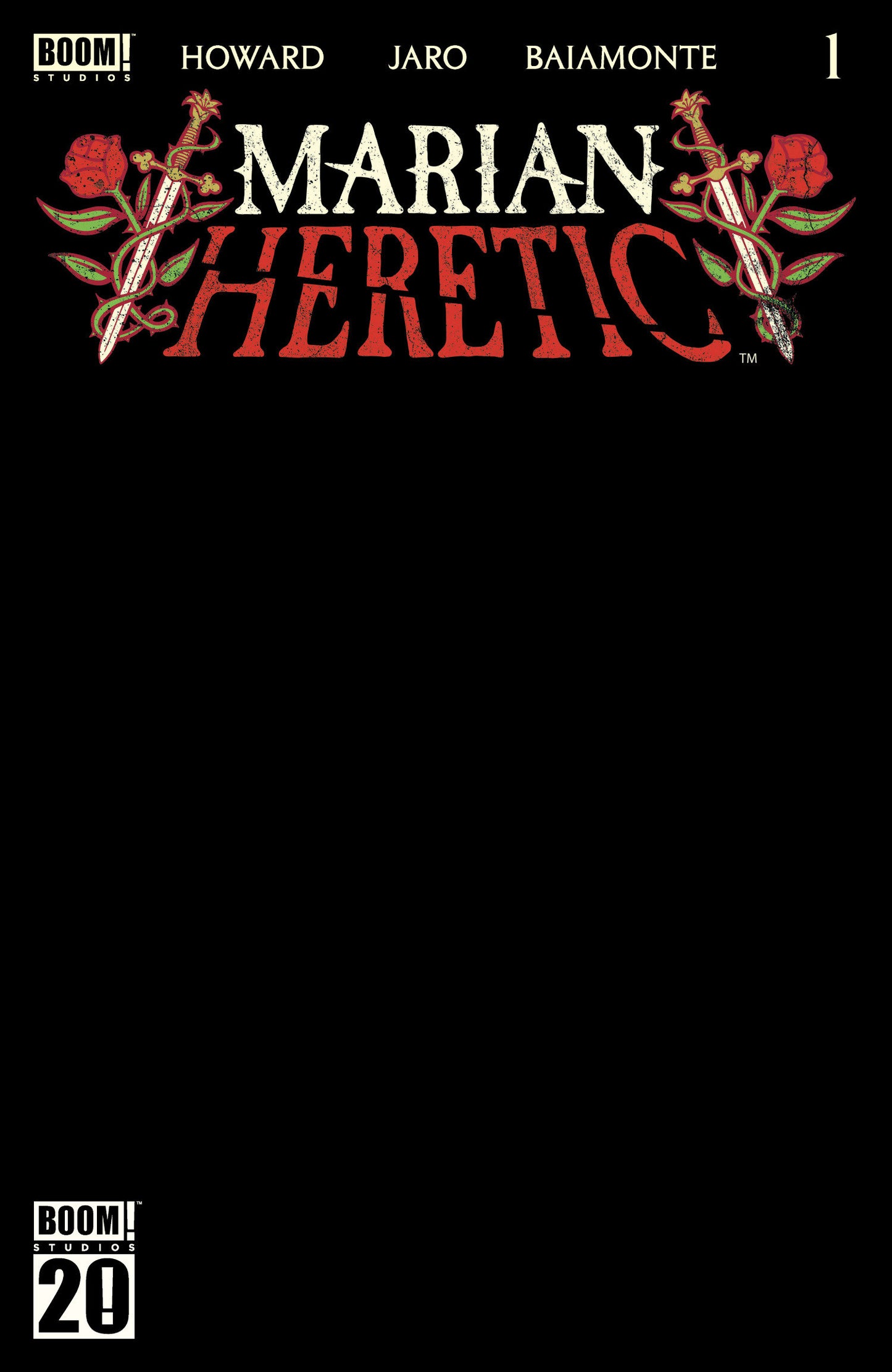 MARIAN HERETIC #1 H BLACK SKETCH VARIANT (DRESSED, SKETCH)