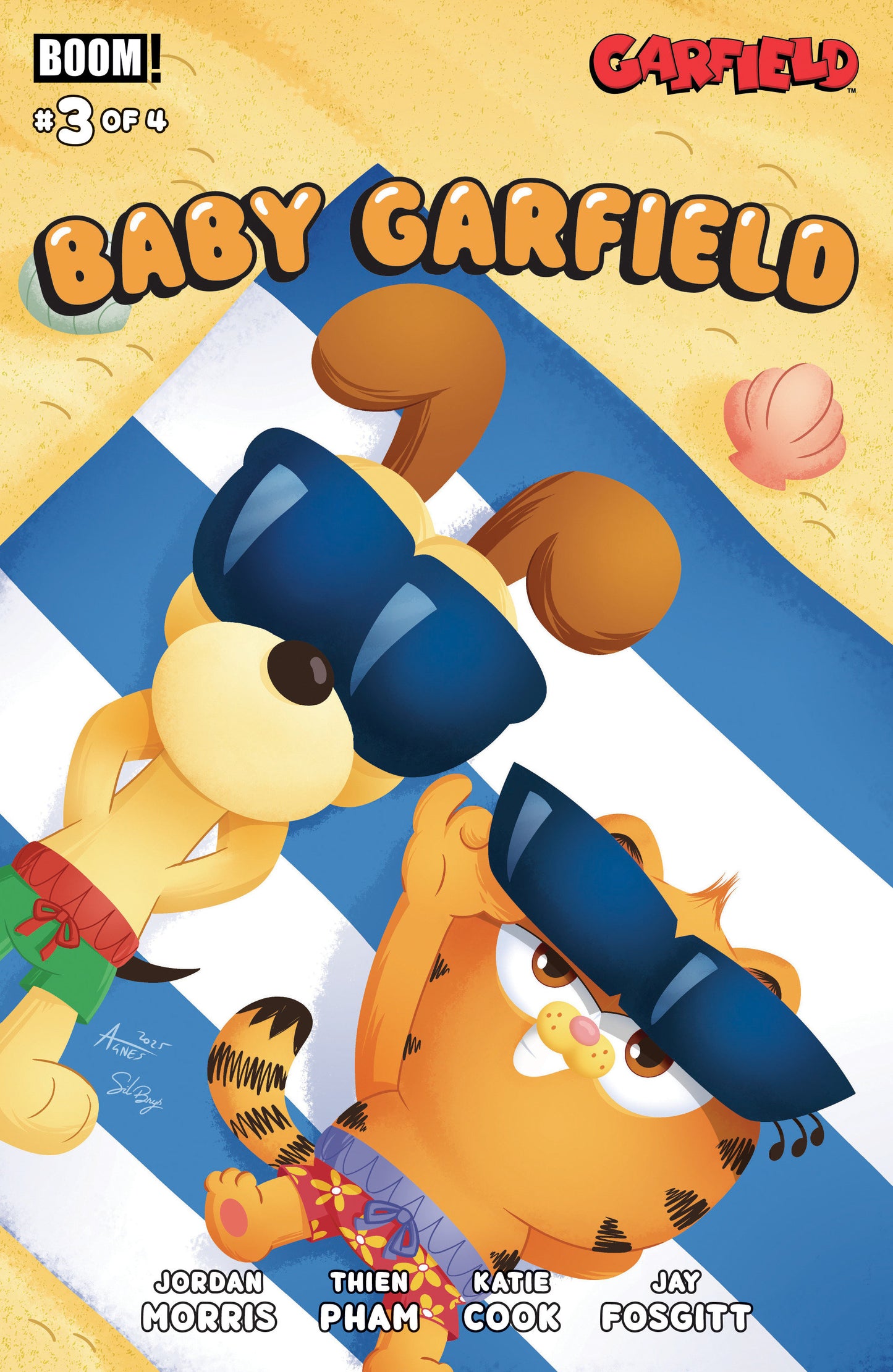 BABY GARFIELD #3 A MAIN (DRESSED, GARBOWSKA)