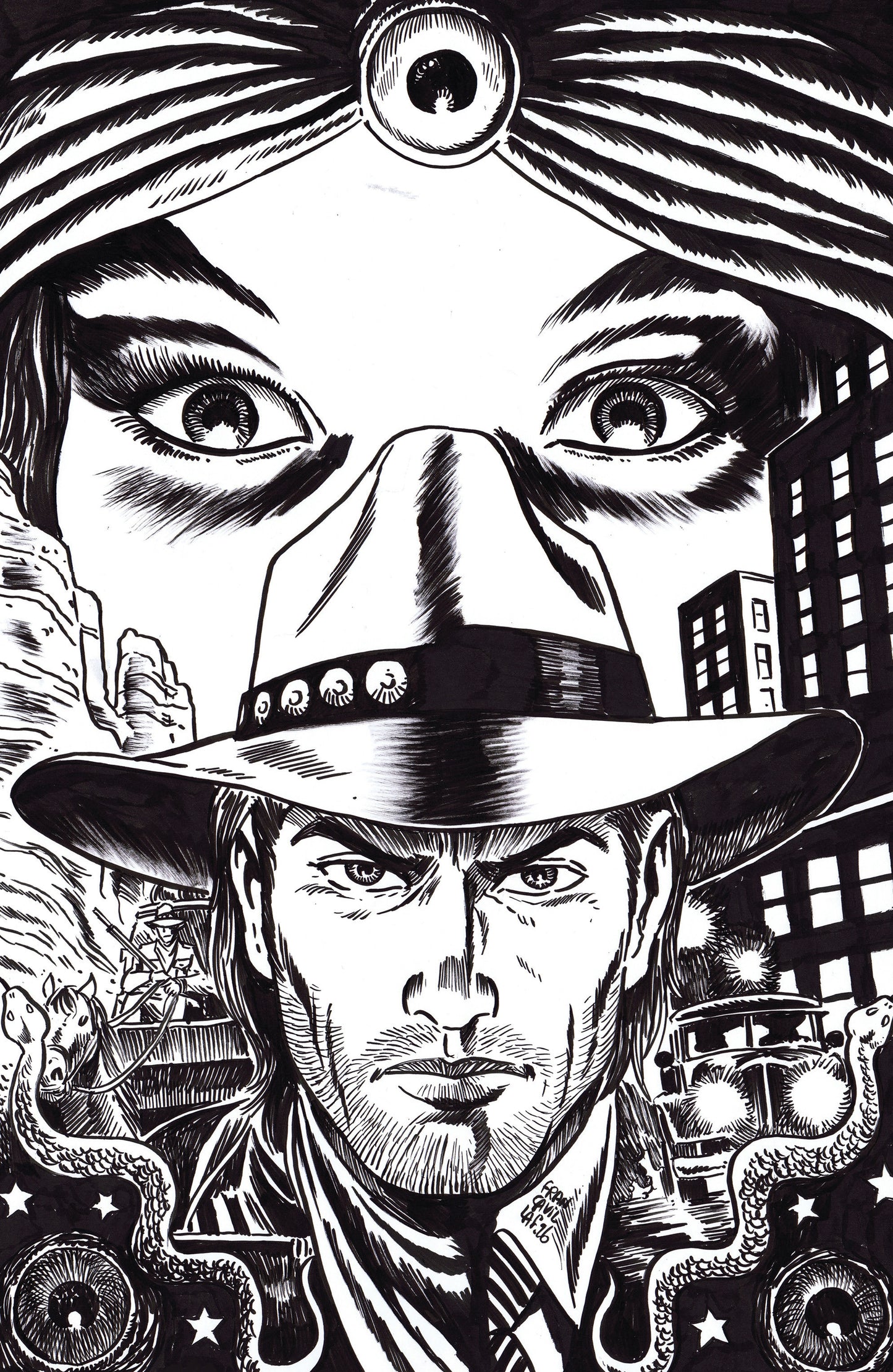 THE LIFE AND DEATH OF LUCAS DREAMWALKER #1 E UNLIMITED VARIANT (FULL ART, FRANCAVILLA)