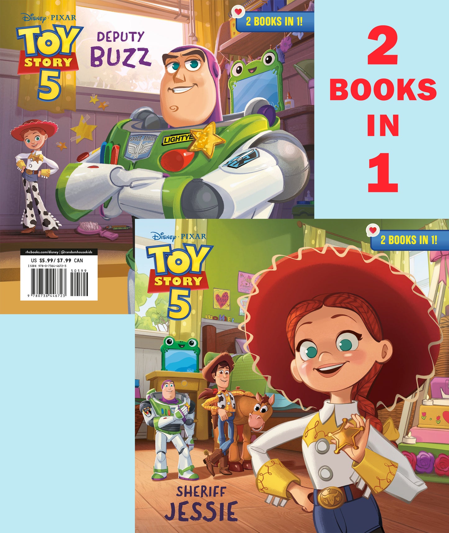 SHERIFF JESSIE/DEPUTY BUZZ (DISNEY/PIXAR TOY STORY 5)
