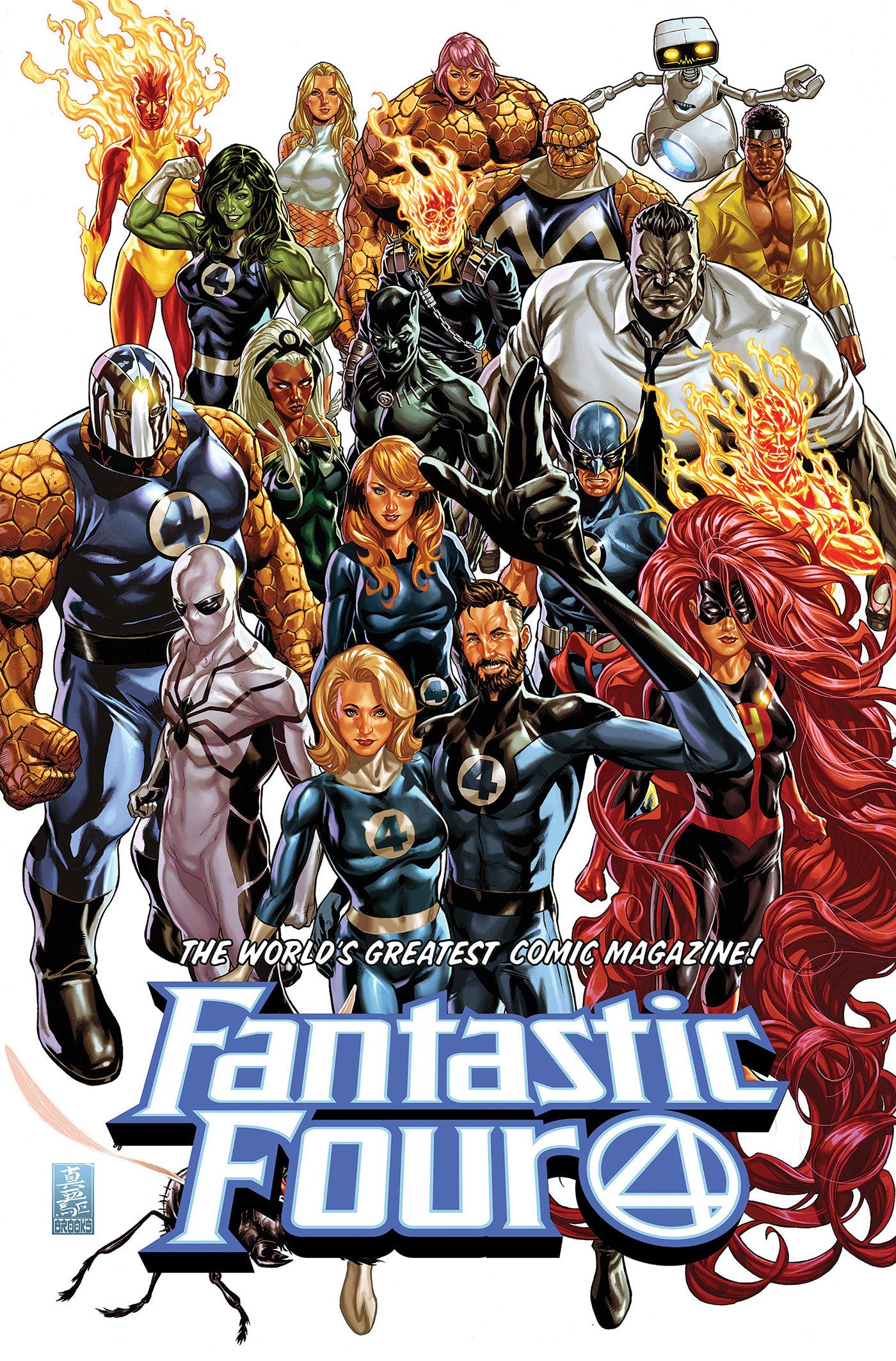 FANTASTIC FOUR BY DAN SLOTT OMNIBUS VOL. 2 MARK BROOKS COVER