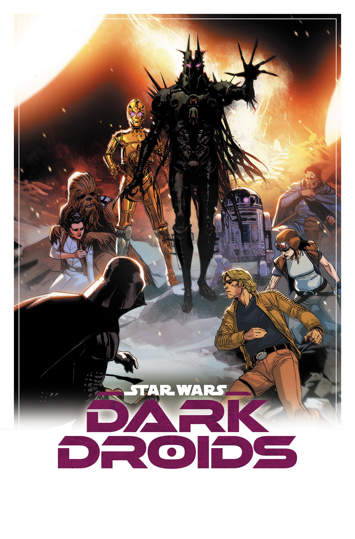 STAR WARS: DARK DROIDS HC OMNIBUS LENIL YU COVER