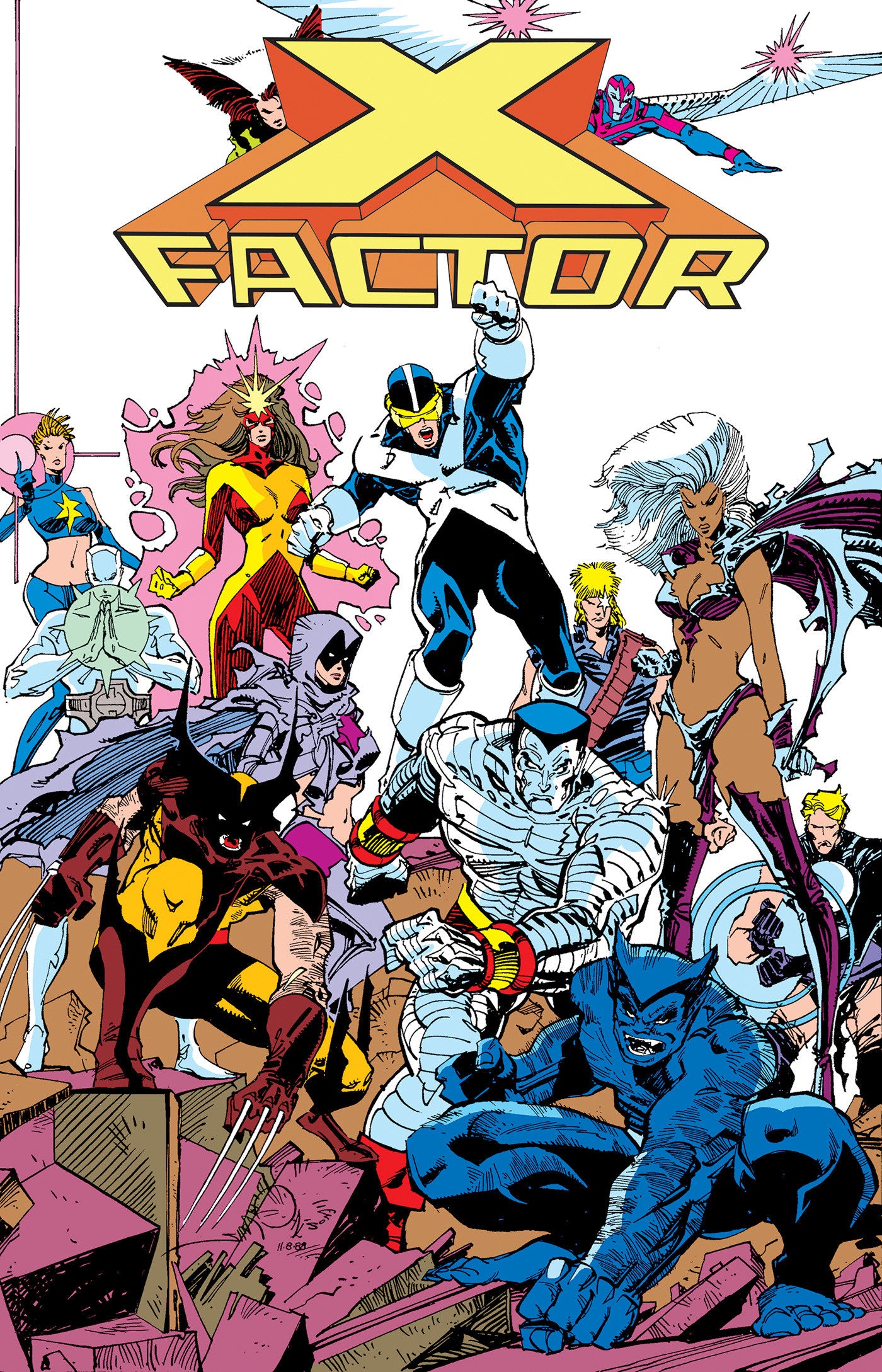 X-FACTOR: THE ORIGINAL X-MEN OMNIBUS HC VOL. 2 WALTER SIMONSON INFERNO COVER