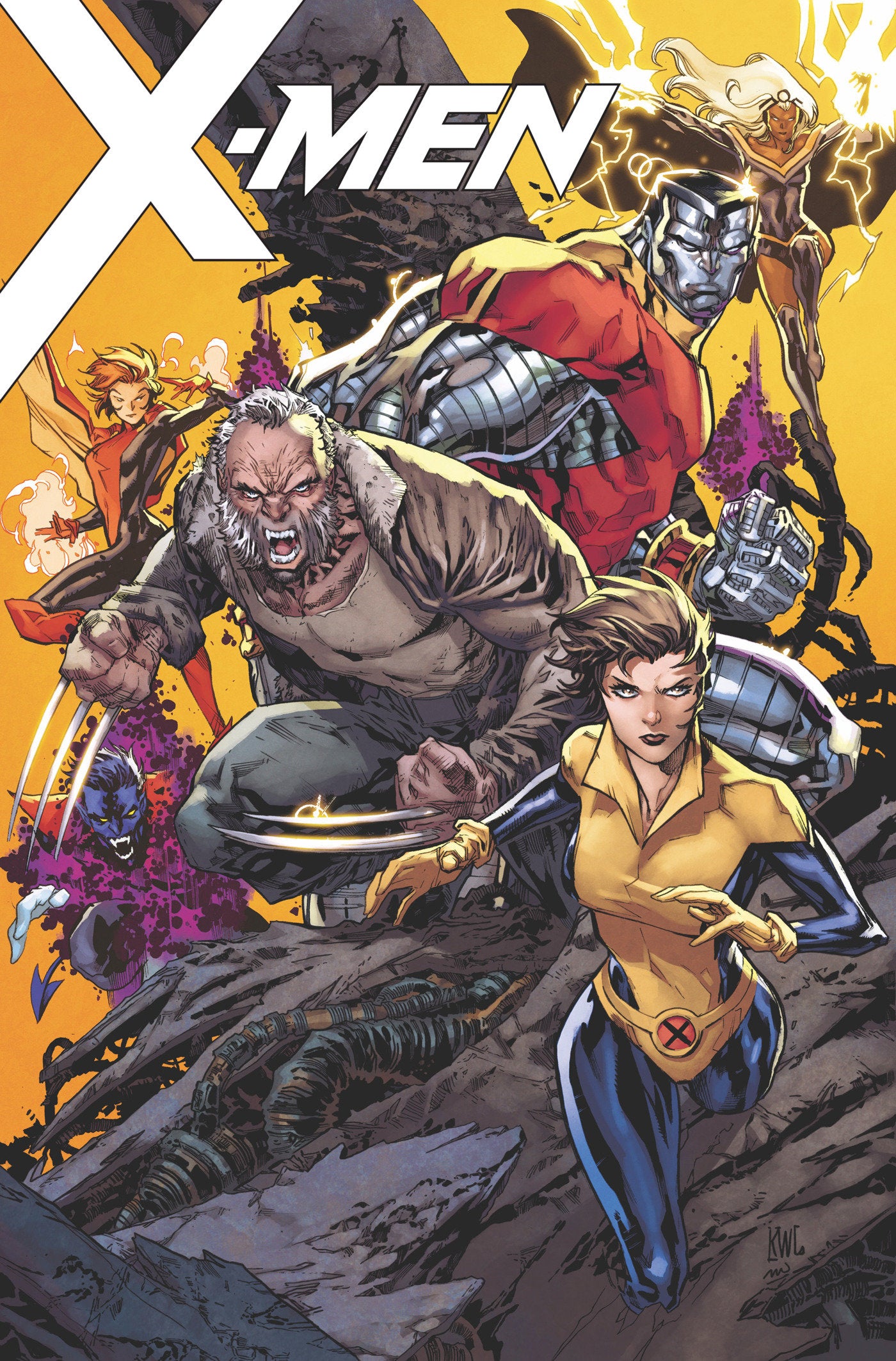 X-MEN BY MARC GUGGENHEIM OMNIBUS HC KEN LASHLEY COVER