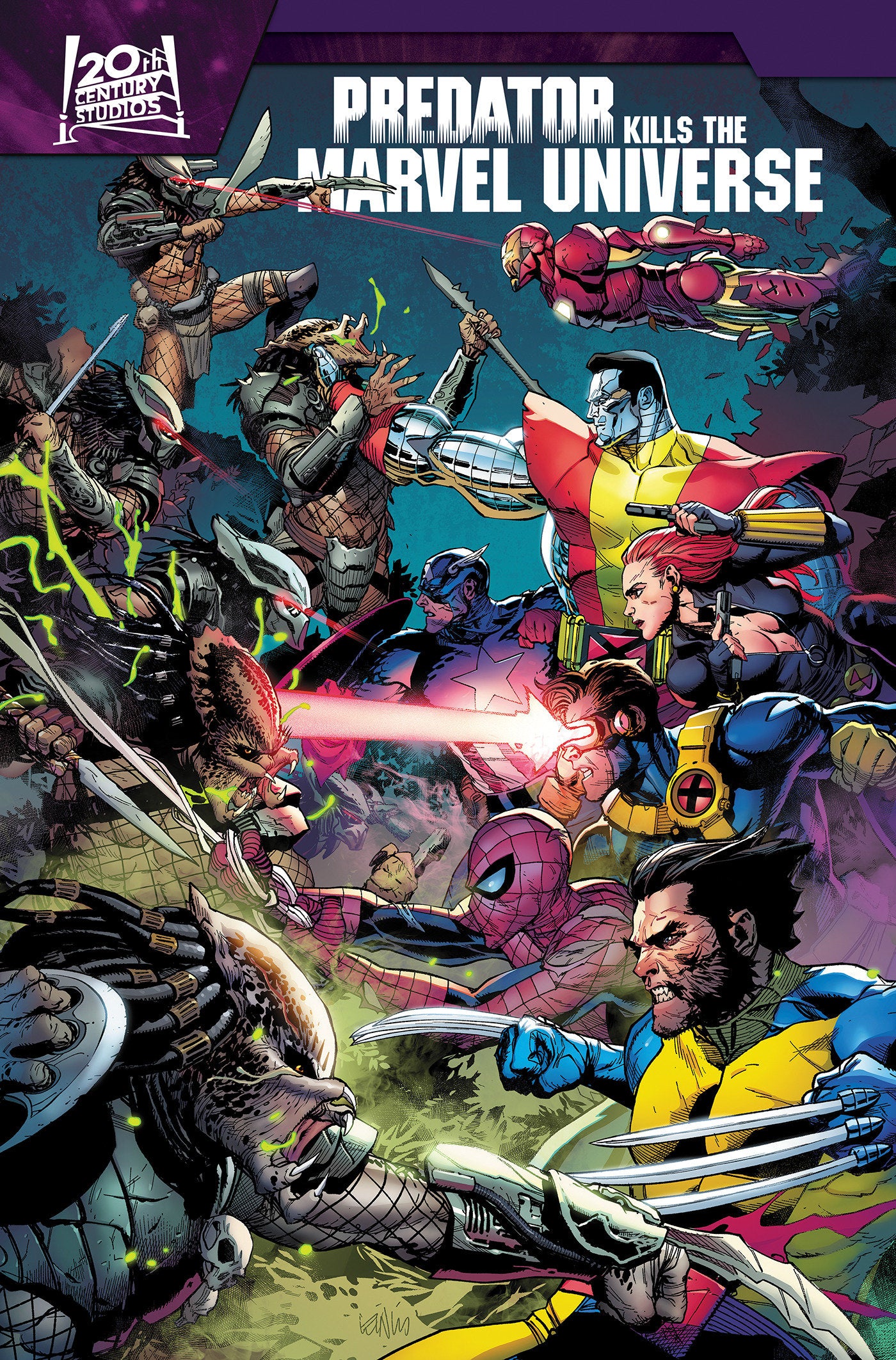 PREDATOR KILLS THE MARVEL UNIVERSE OMNIBUS HC LEINIL YU COVER