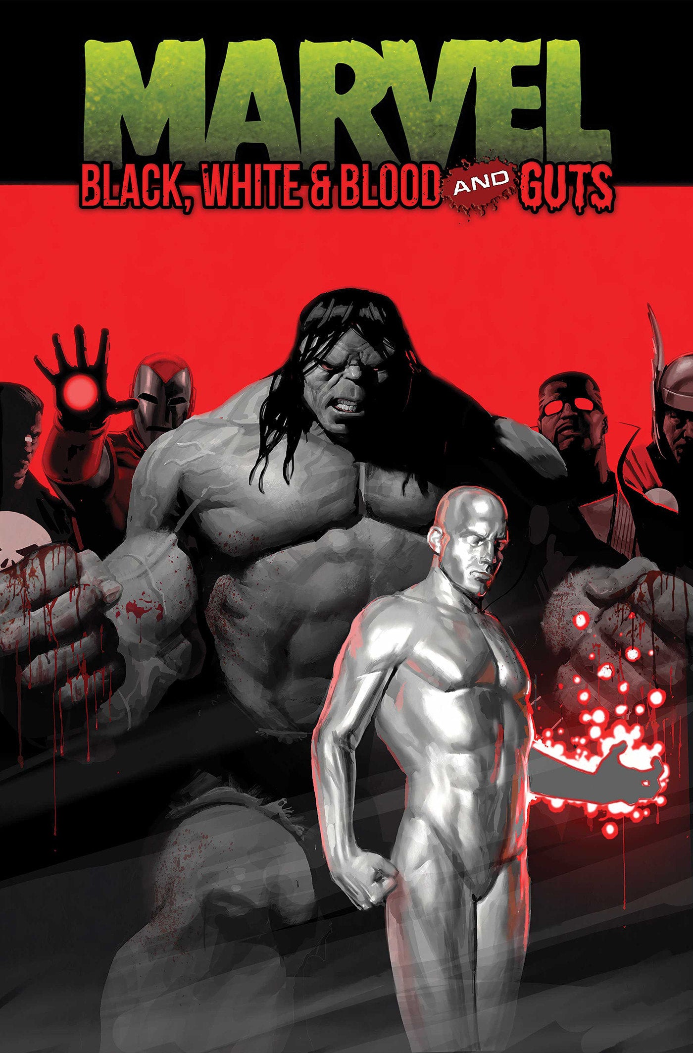 MARVEL: BLACK, WHITE & BLOOD AND GUTS TP