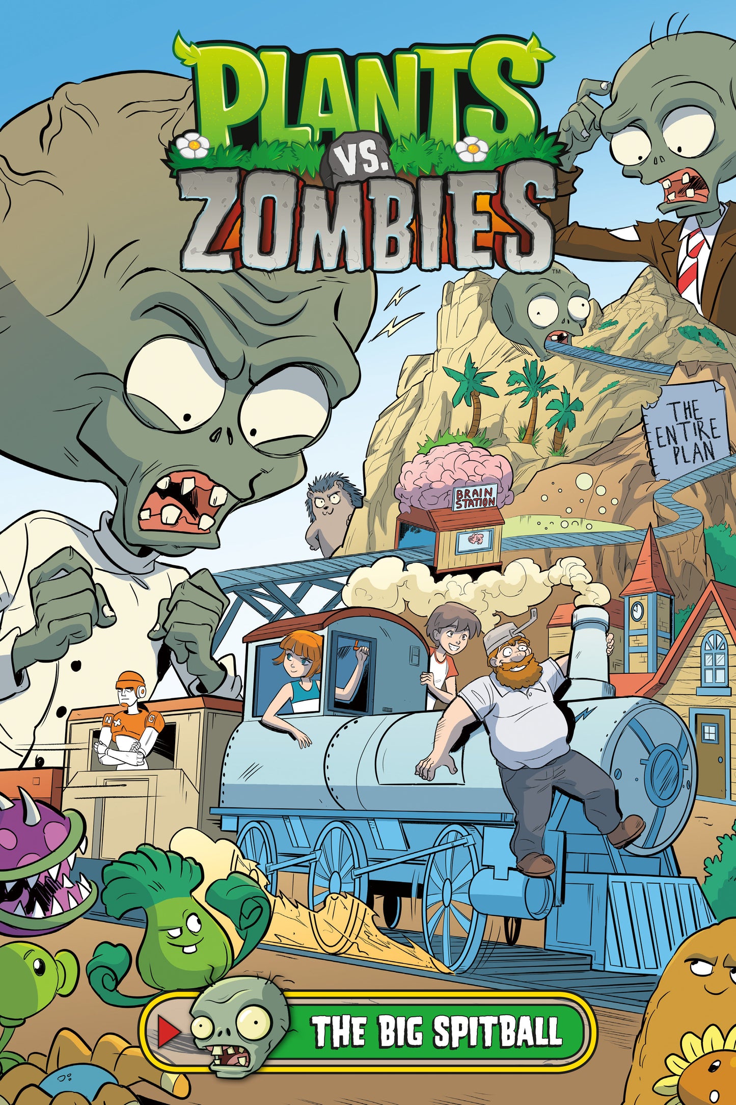 PLANTS VS. ZOMBIES VOLUME 24: THE BIG SPITBALL (Hardcover)