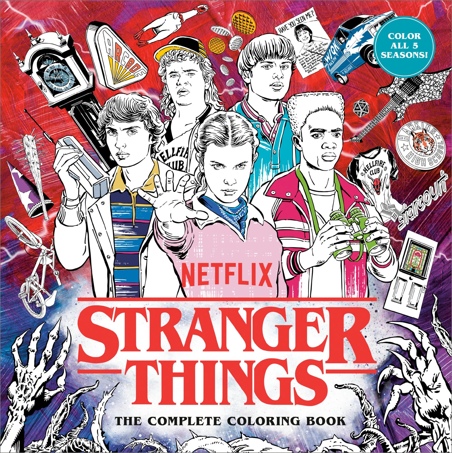 STRANGER THINGS: THE COMPLETE COLORING BOOK (COLOR ALL FIVE SEASONS!)