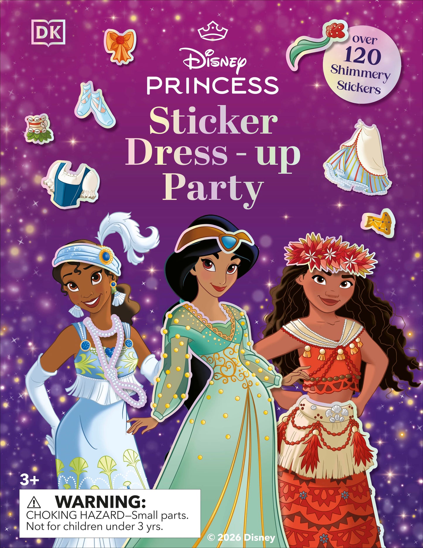 DISNEY PRINCESS STICKER DRESS UP PARTY