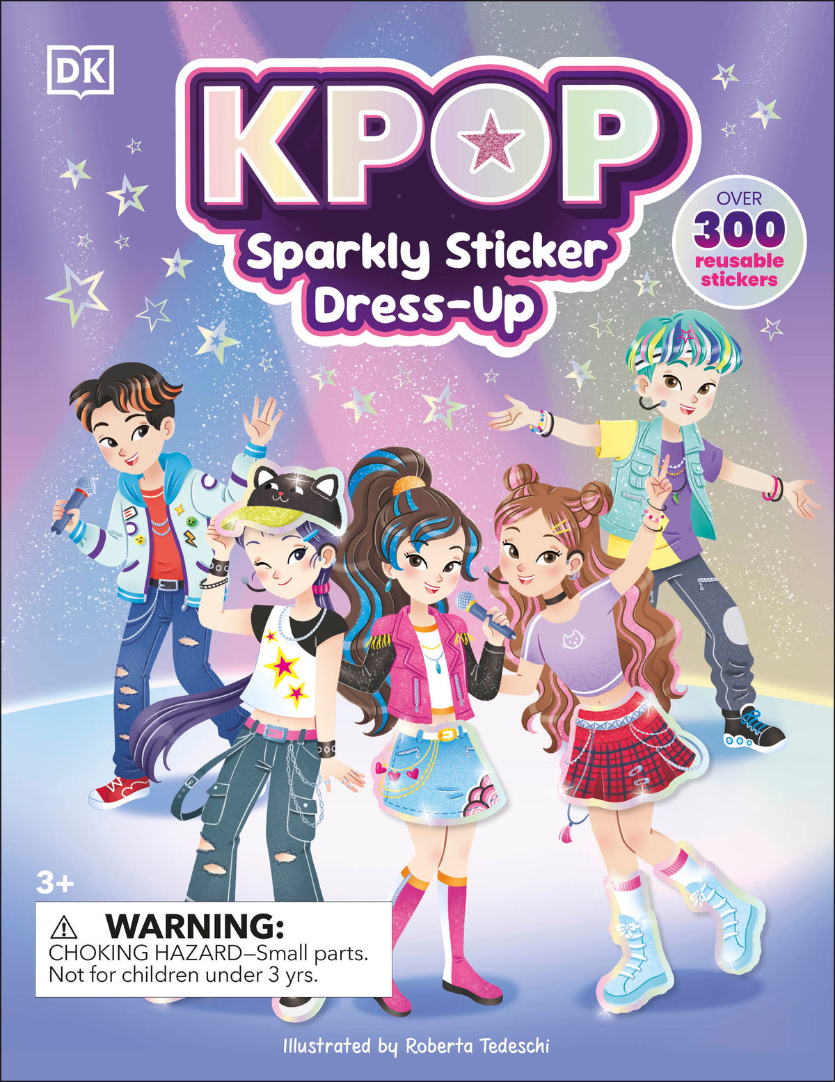 K-POP SPARKLY STICKER DRESS-UP