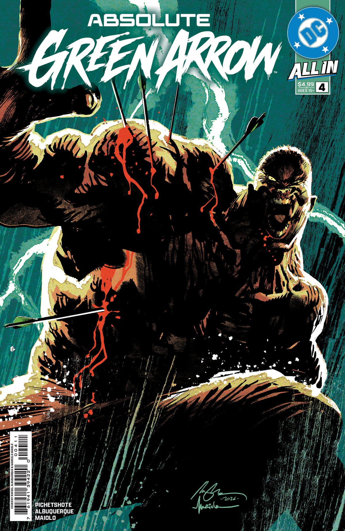 ABSOLUTE GREEN ARROW #4 (OF 6) CVR A RAFAEL ALBUQUERQUE