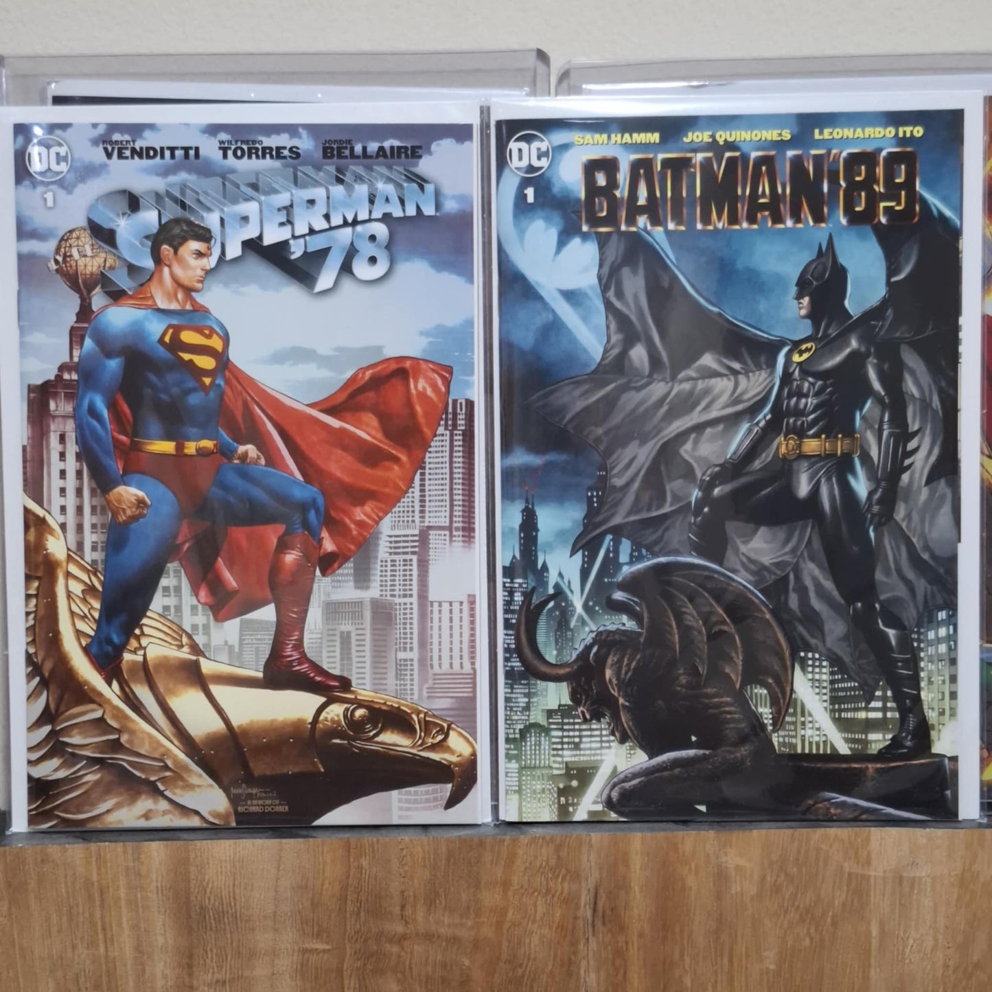 SUPERMAN 78 #1 & BATMAN 89 #1 MICO SUAYAN EXCLUSIVE "WORLDS FINEST" COMBO