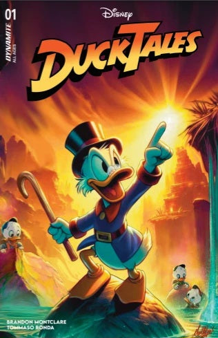 DUCKTALES #1 CAPTAIN'S COMICS JAMES C. MULLIGAN VARIANT