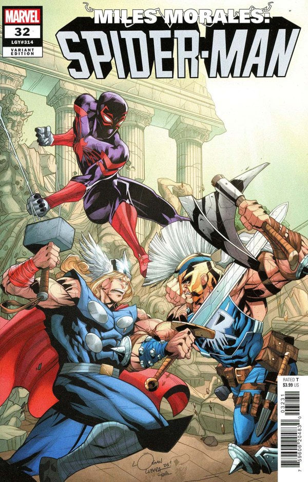 MILES MORALES: SPIDER-MAN #32 LOGAN LUBERA CONNECTING VARIANT