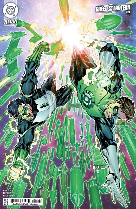 GREEN LANTERN #21 CVR B KEN LASHLEY CARD STOCK VAR
