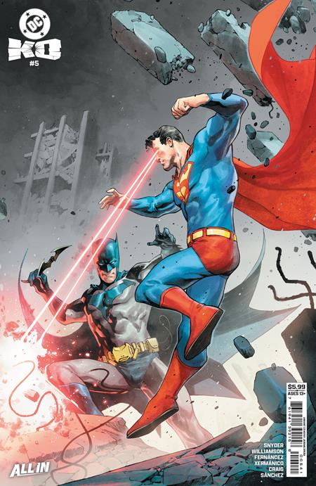 DC K.O. #5 (OF 5) CVR D JEROME OPENA CARD STOCK VAR
