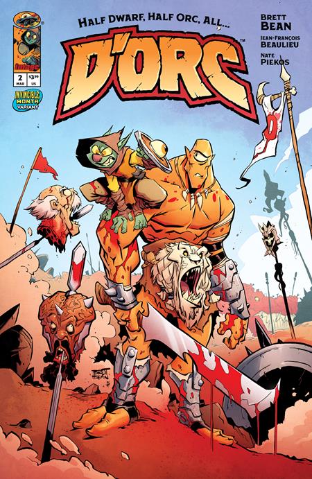 D\ORC #2 CVR C BRETT BEAN INVINCIBLE TEAM UP VAR