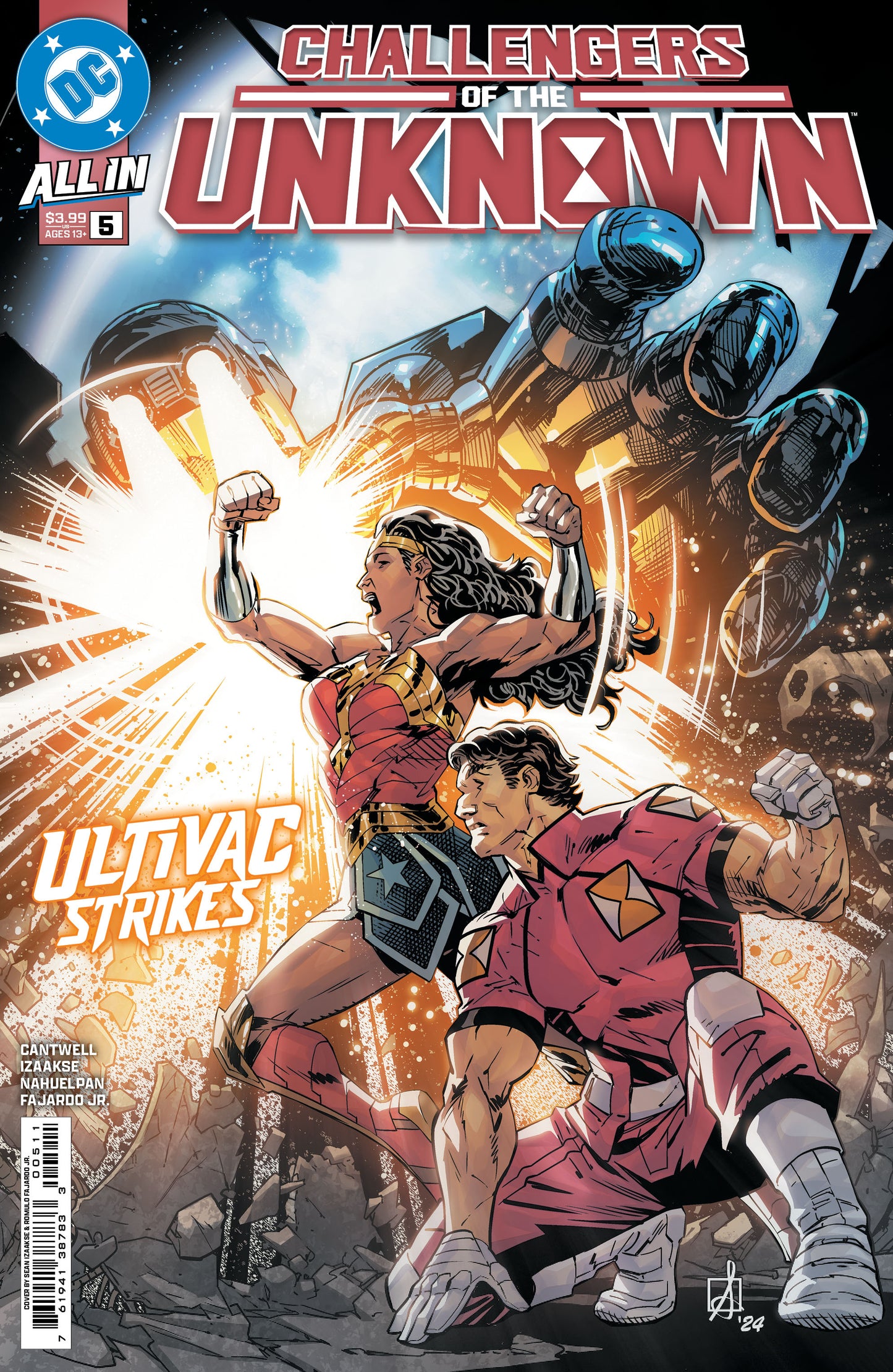 CHALLENGERS OF THE UNKNOWN #5 (OF 6) CVR A SEAN IZAAKSE