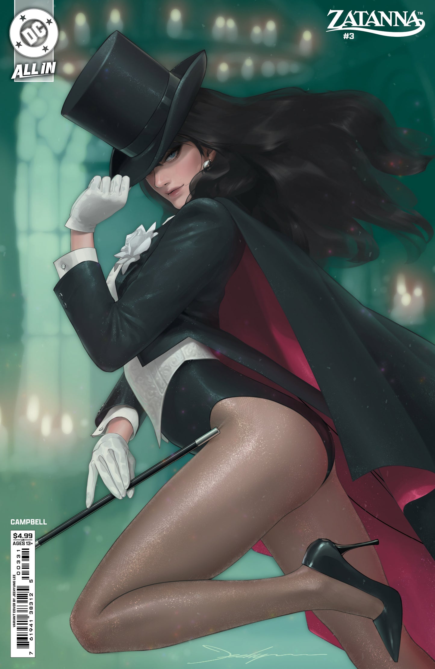 ZATANNA #3 (OF 6) CVR C JEEHYUNG LEE CARD STOCK VAR