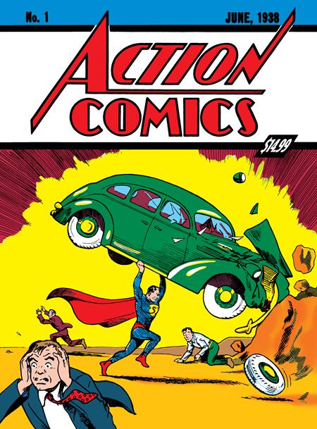 SUPERMAN DAY 2025 - ACTION COMICS #1 GOLDEN AGE SIZED FACSIMILE EDITION CVR C JOE SHUSTER FOIL VAR