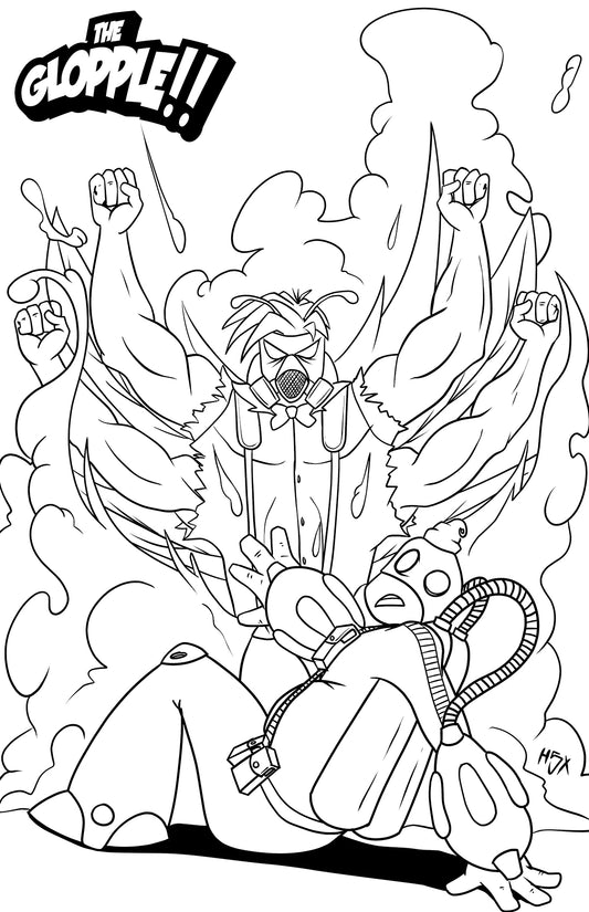 Glopple #2 Cvr C Matt Chambers Coloring Book Variant