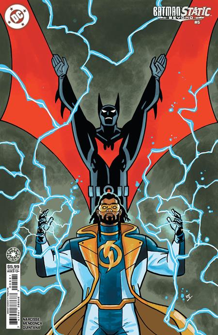 BATMAN STATIC BEYOND #5 (OF 6) CVR B TY TEMPLETON CARD STOCK VAR