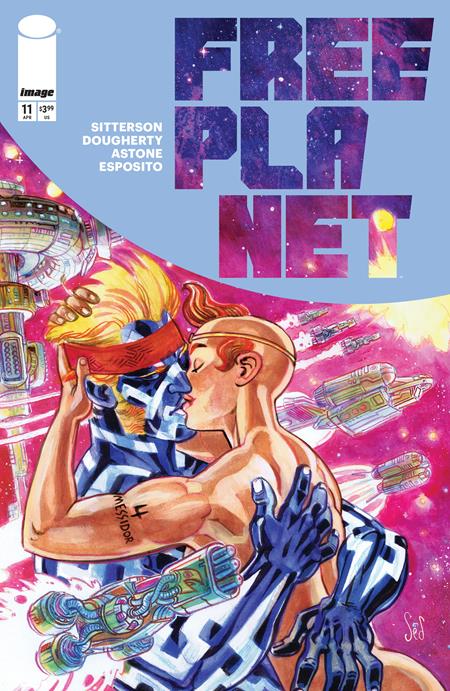 FREE PLANET #11 CVR A JED DOUGHERTY