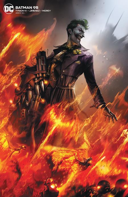 BATMAN #95 CARD STOCK F MATTINA VAR ED JOKER WAR